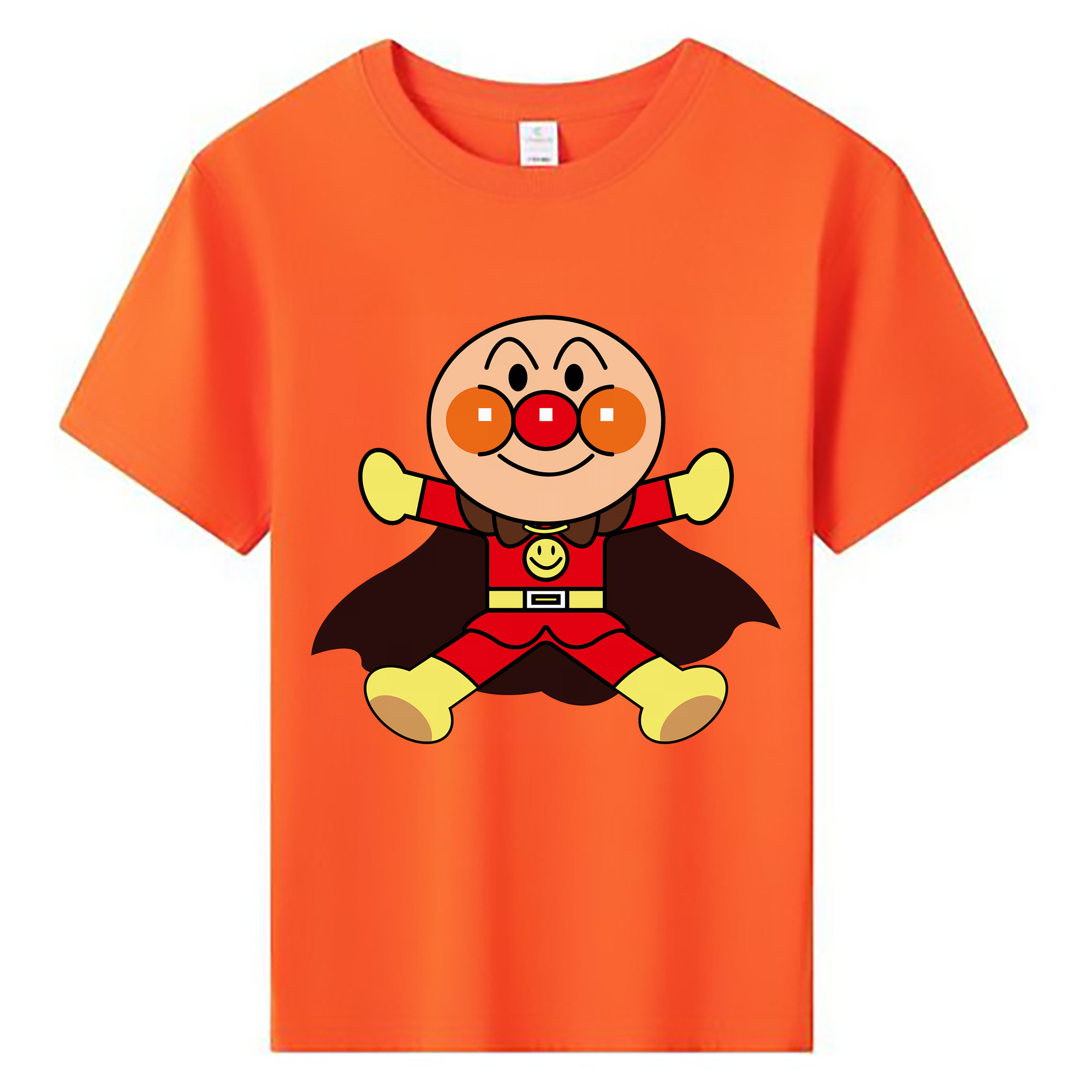 （画像用） アンパンマン Anpanman 綿100％キッズTシャツ（フロントプリント）