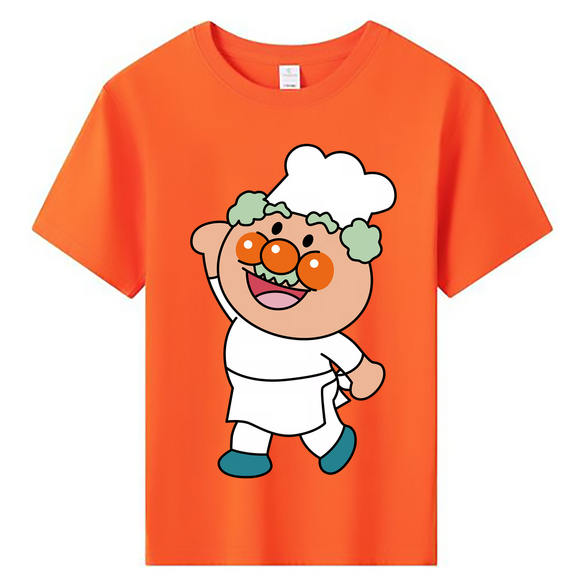 （画像用） アンパンマン Anpanman 綿100％キッズTシャツ（フロントプリント）