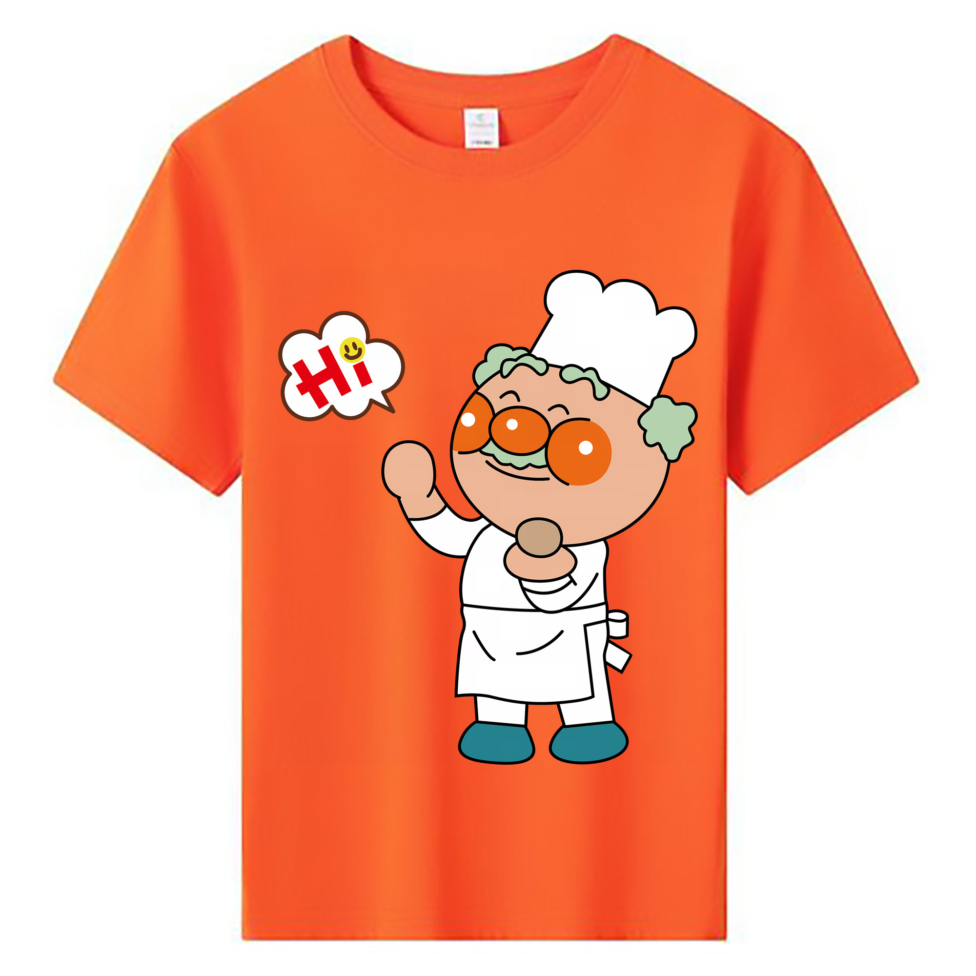 （画像用） アンパンマン Anpanman 綿100％キッズTシャツ（フロントプリント）