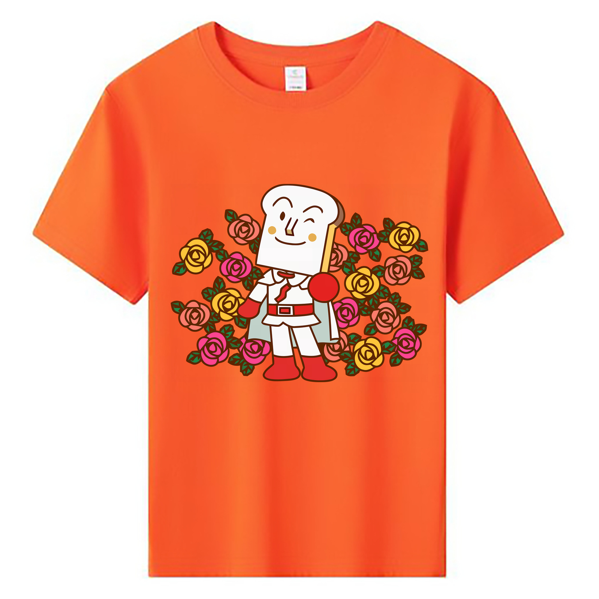 （画像用） アンパンマン Anpanman 綿100％キッズTシャツ（フロントプリント）