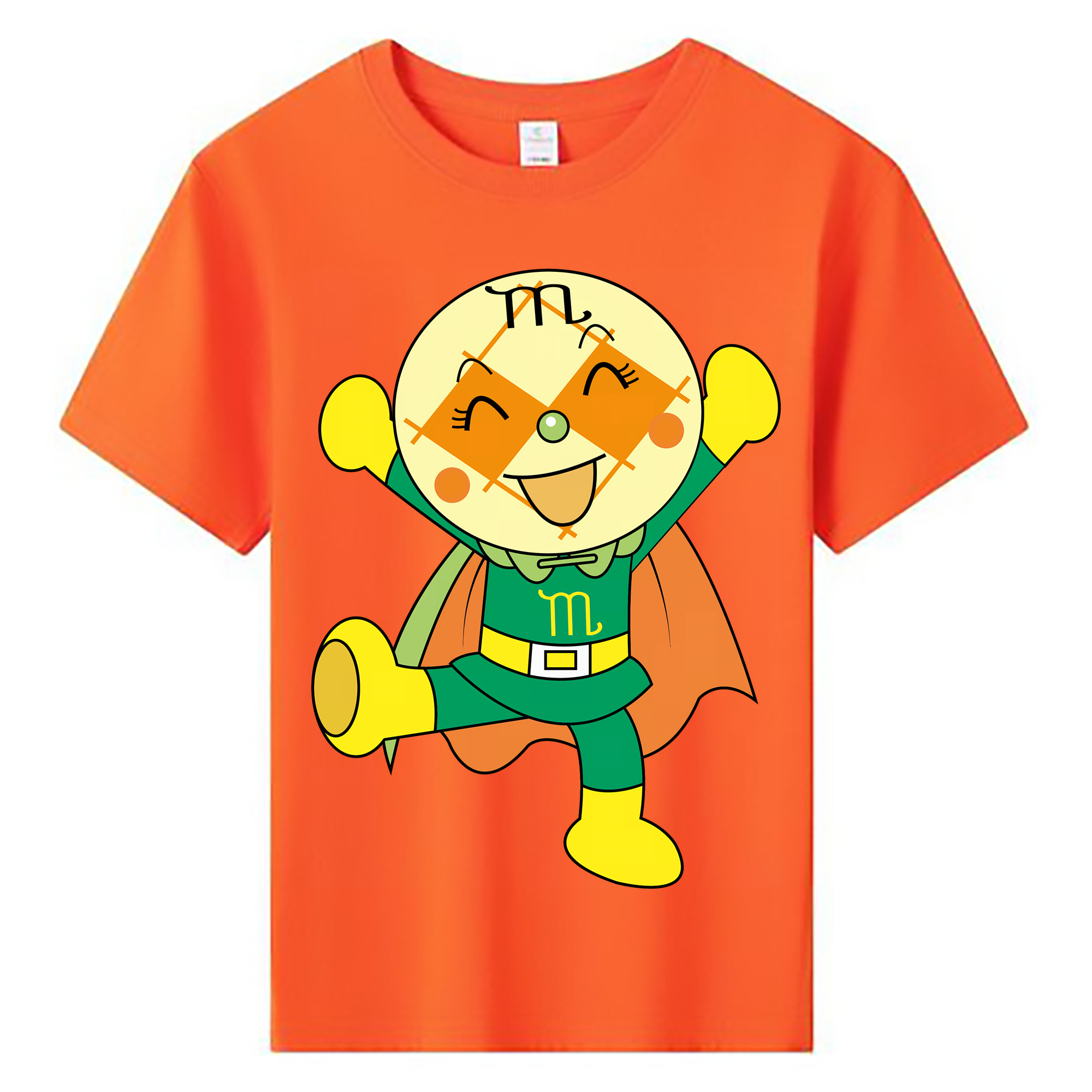 （画像用） アンパンマン Anpanman 綿100％キッズTシャツ（フロントプリント）