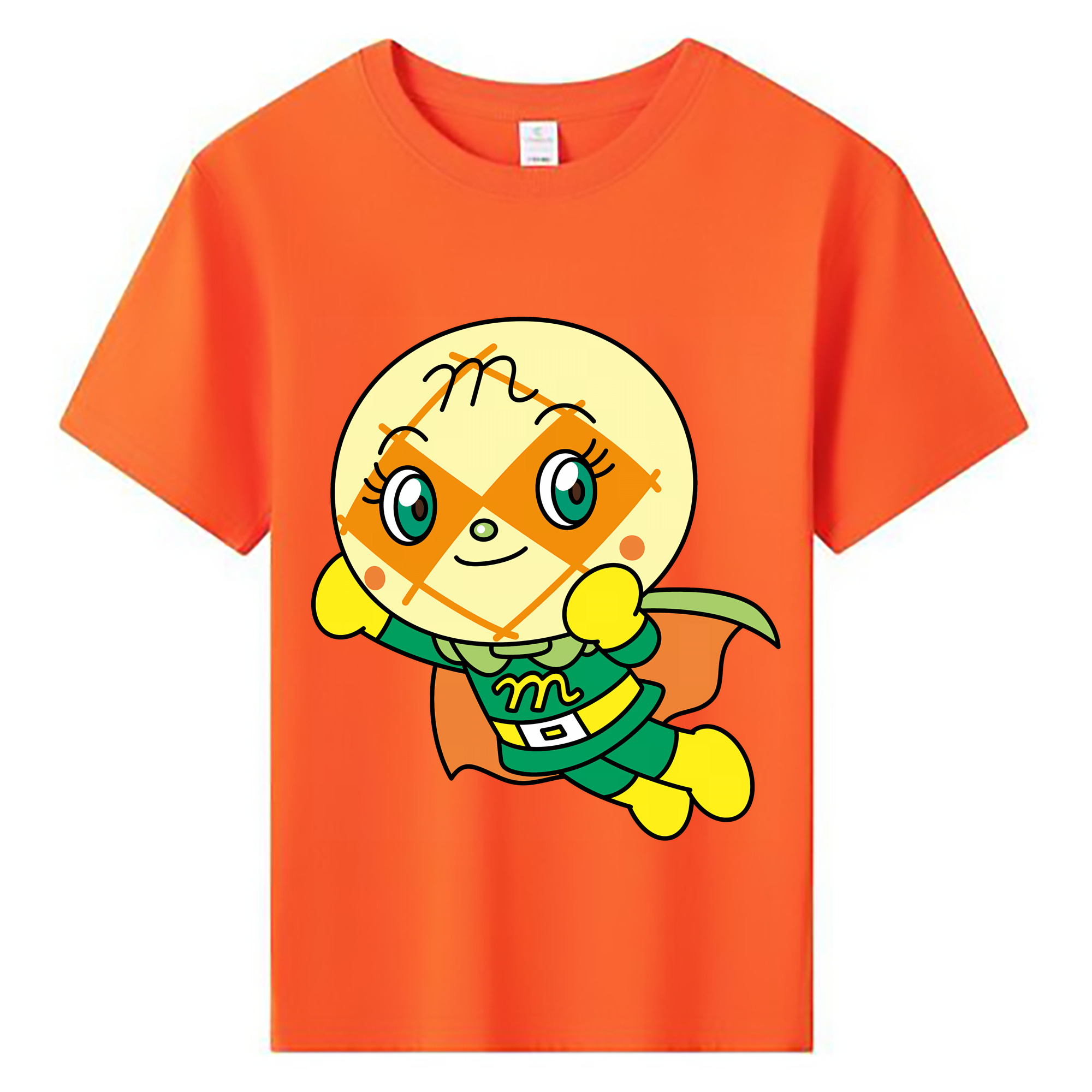 （画像用） アンパンマン Anpanman 綿100％キッズTシャツ（フロントプリント）