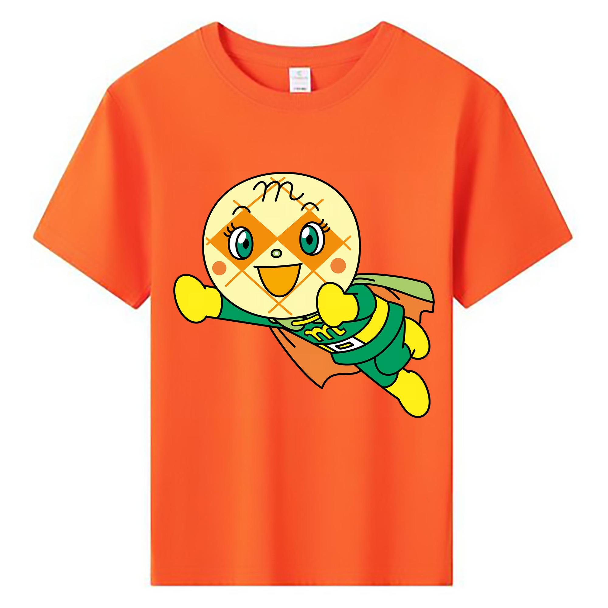 （画像用） アンパンマン Anpanman 綿100％キッズTシャツ（フロントプリント）