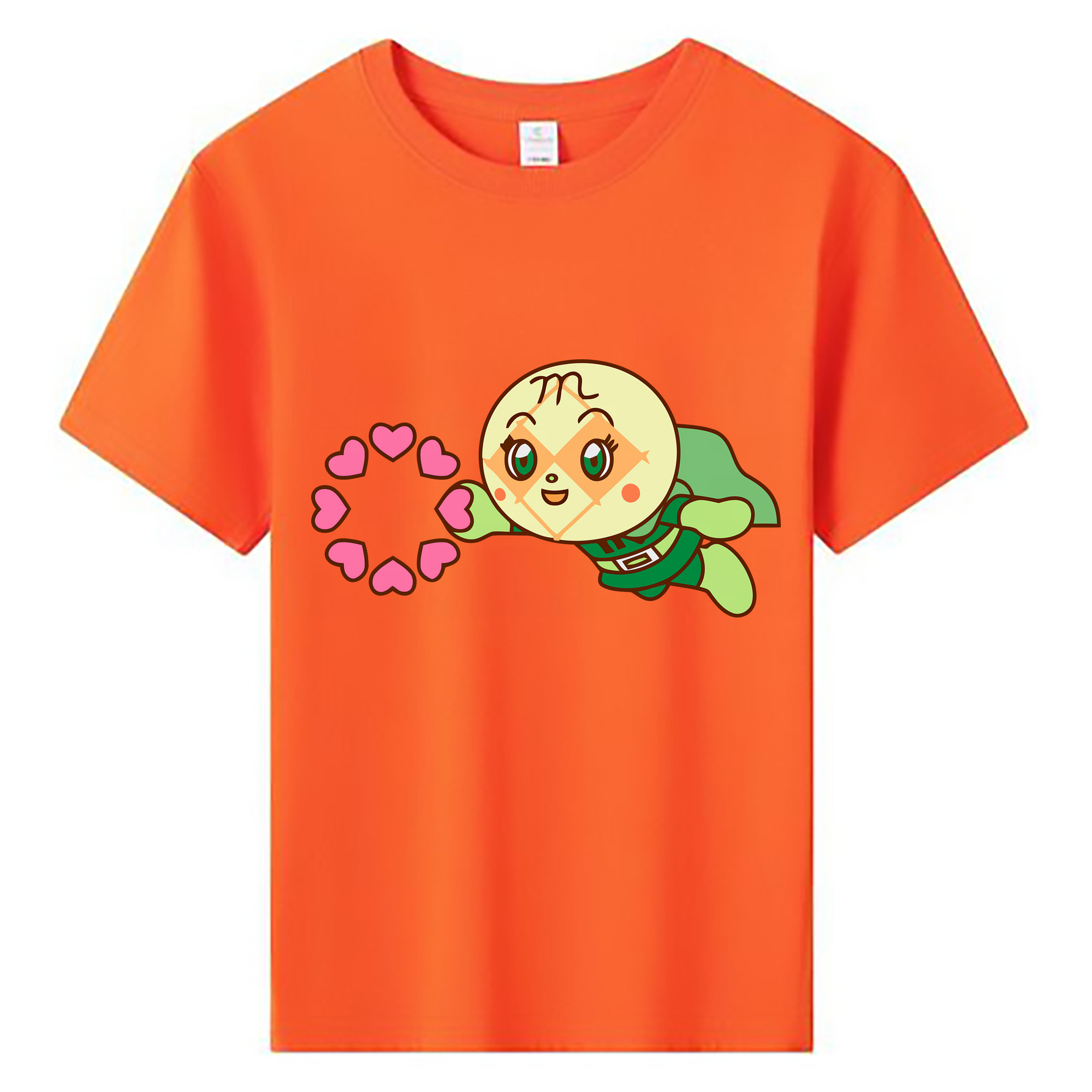 （画像用） アンパンマン Anpanman 綿100％キッズTシャツ（フロントプリント）