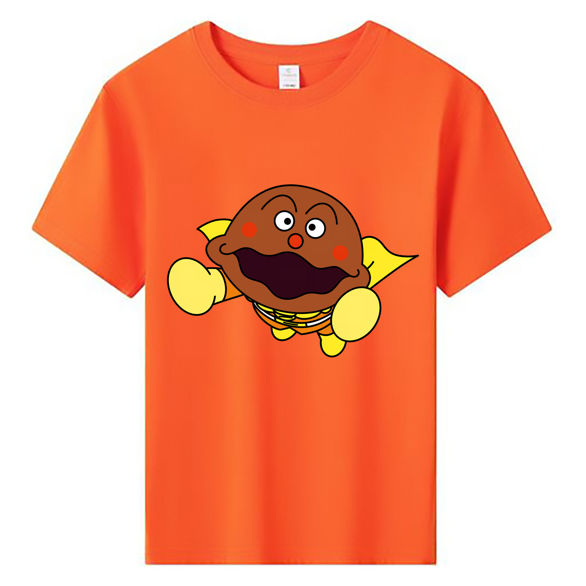 （画像用） アンパンマン Anpanman 綿100％キッズTシャツ（フロントプリント）