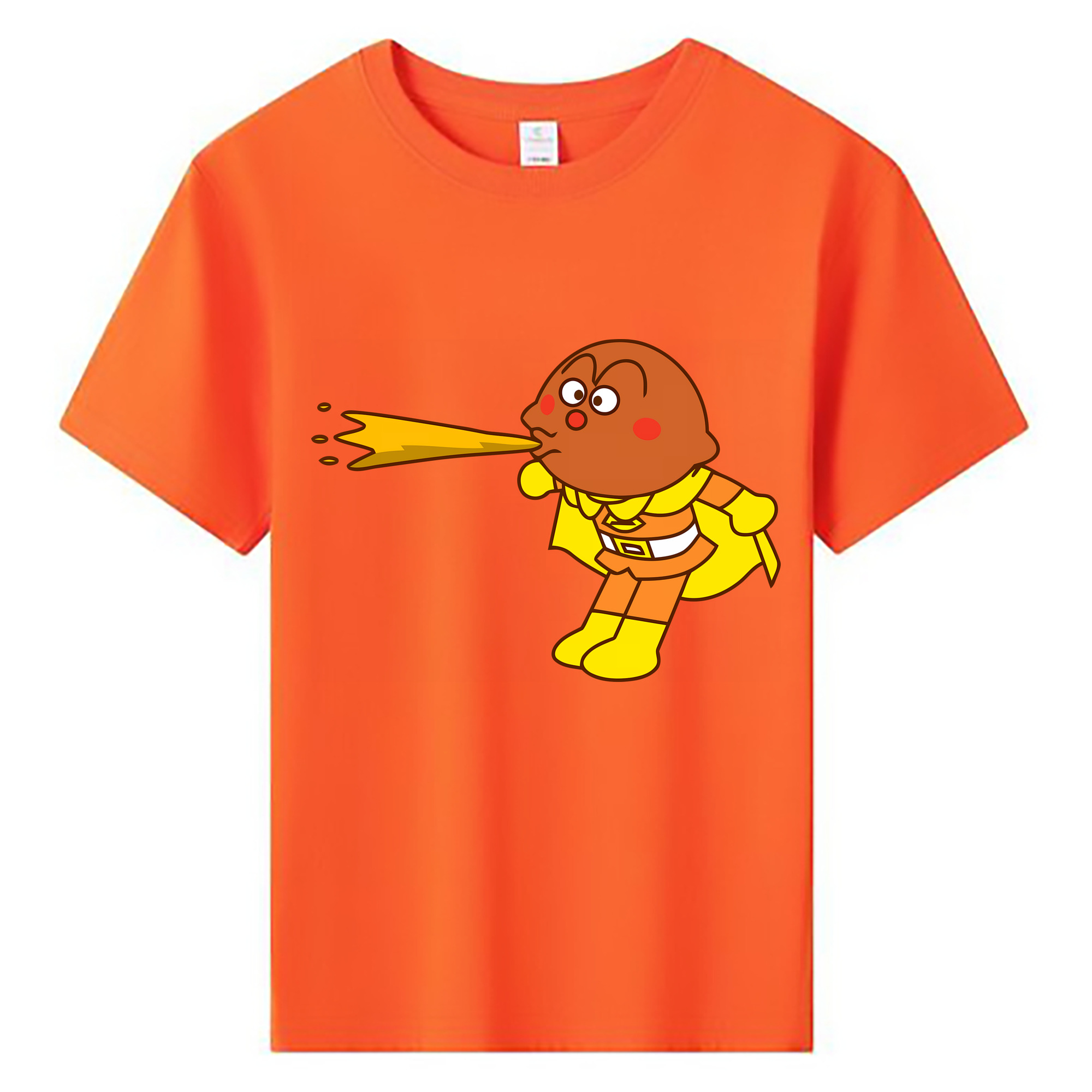 （画像用） アンパンマン Anpanman 綿100％キッズTシャツ（フロントプリント）