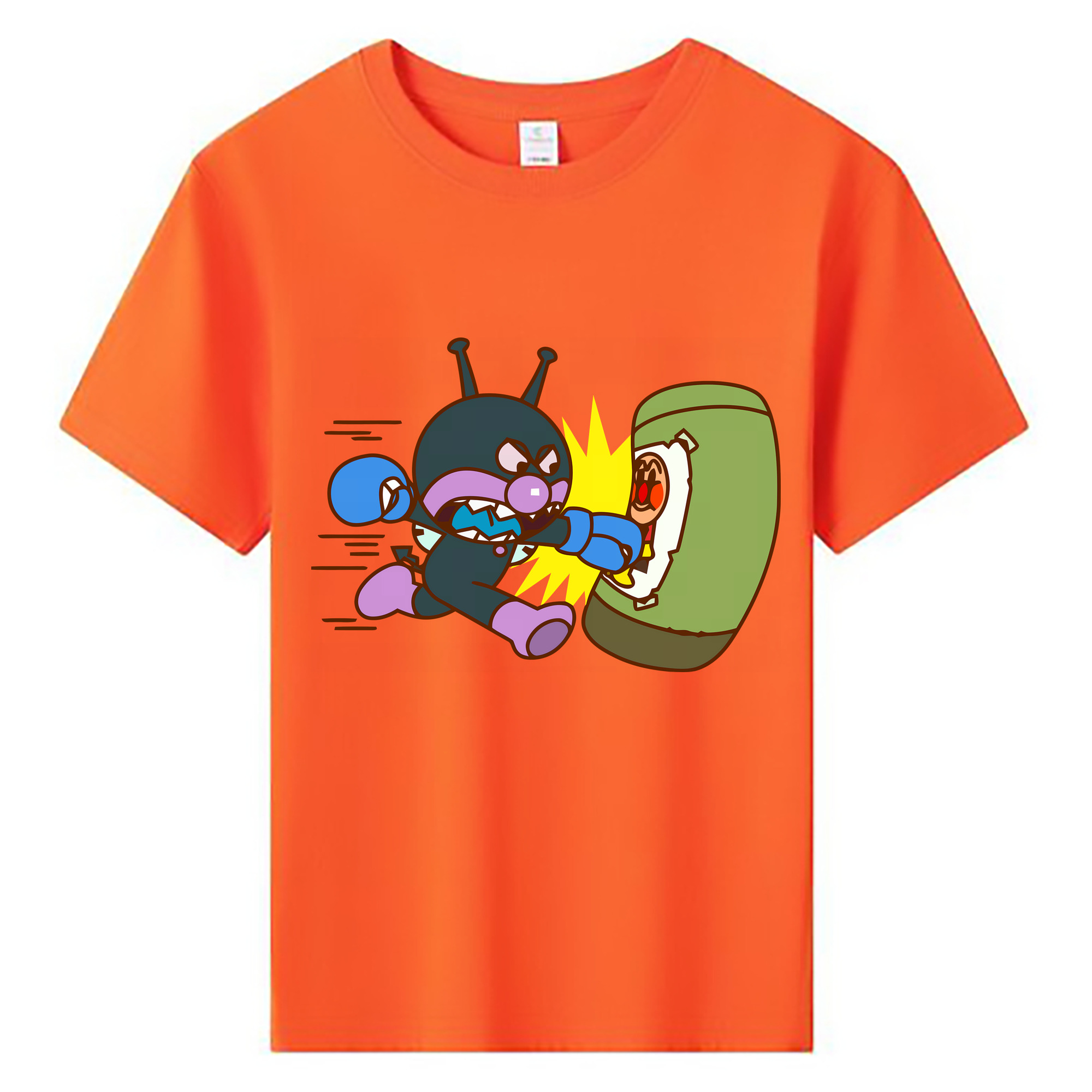 （画像用） アンパンマン Anpanman 綿100％キッズTシャツ（フロントプリント）