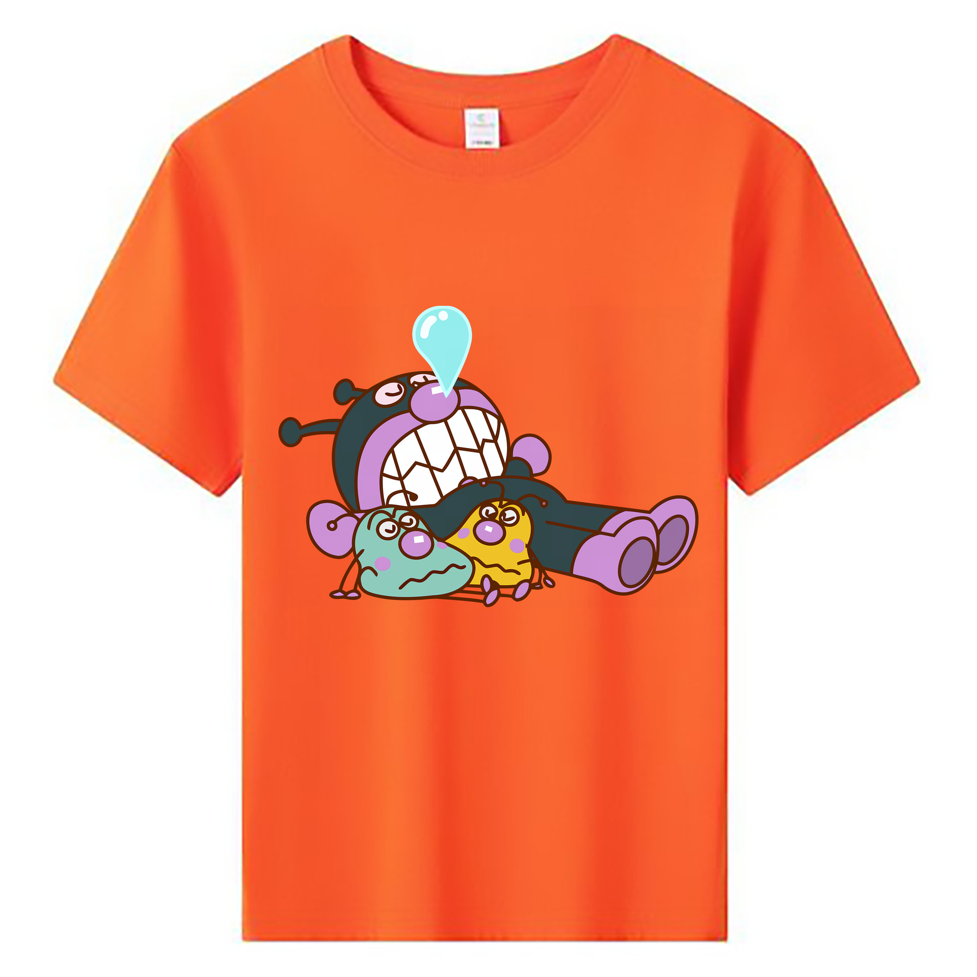 （画像用） アンパンマン Anpanman 綿100％キッズTシャツ（フロントプリント）