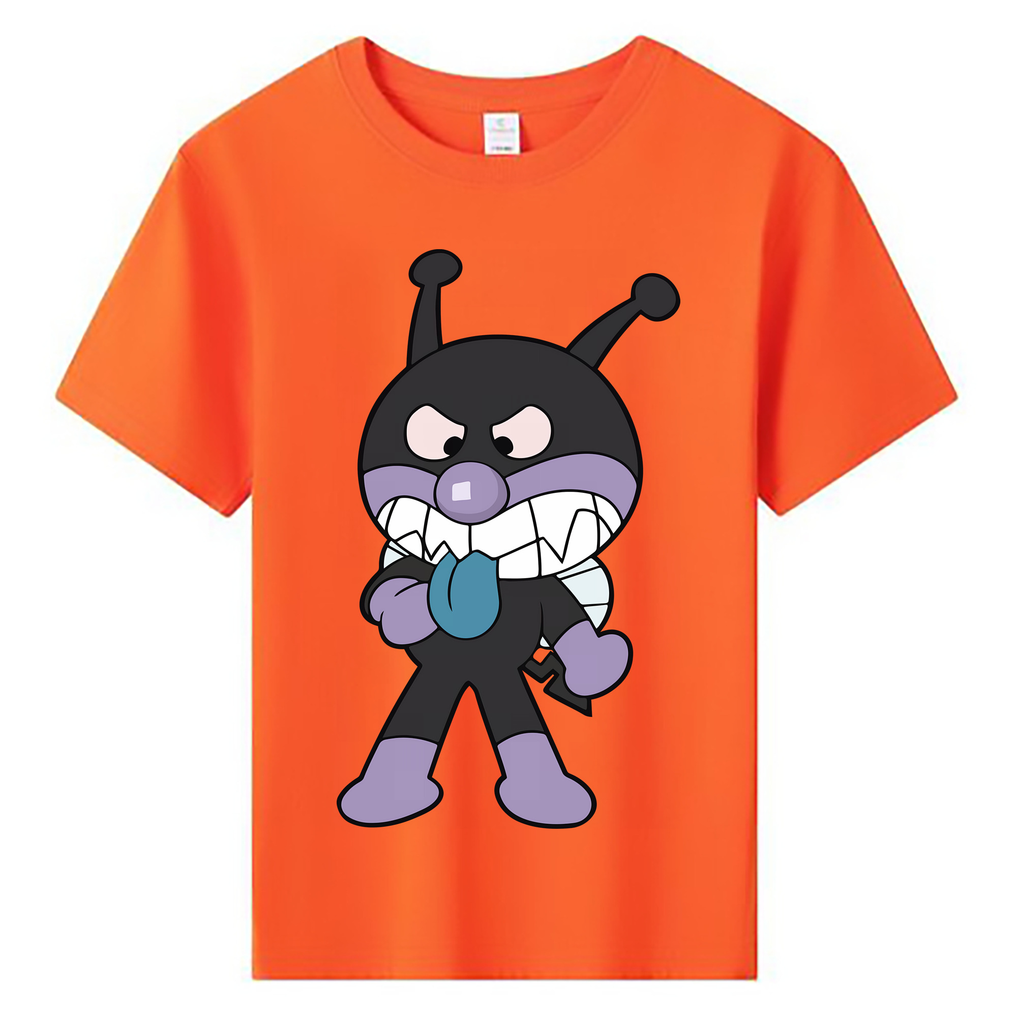（画像用） アンパンマン Anpanman 綿100％キッズTシャツ（フロントプリント）