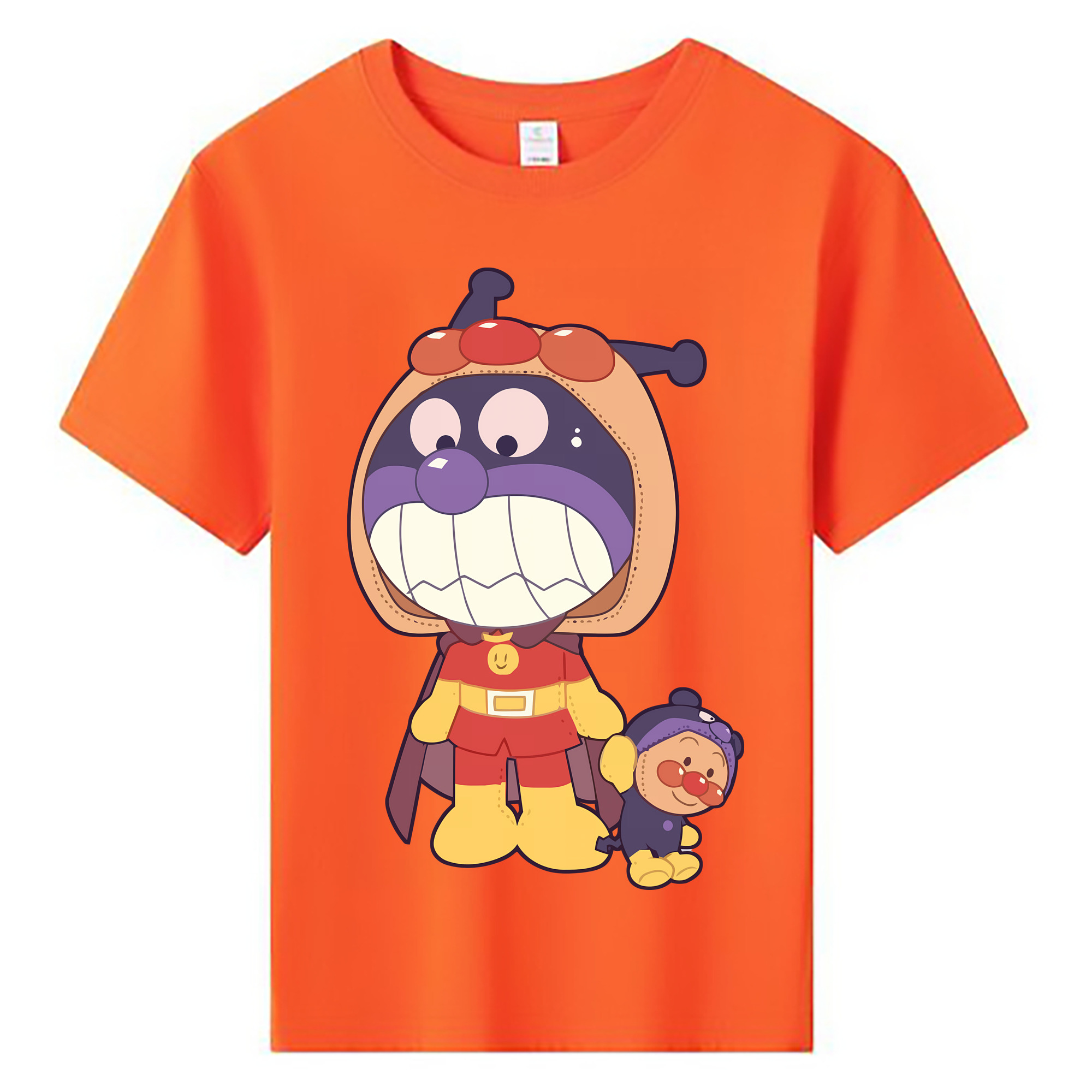 （画像用） アンパンマン Anpanman 綿100％キッズTシャツ（フロントプリント）