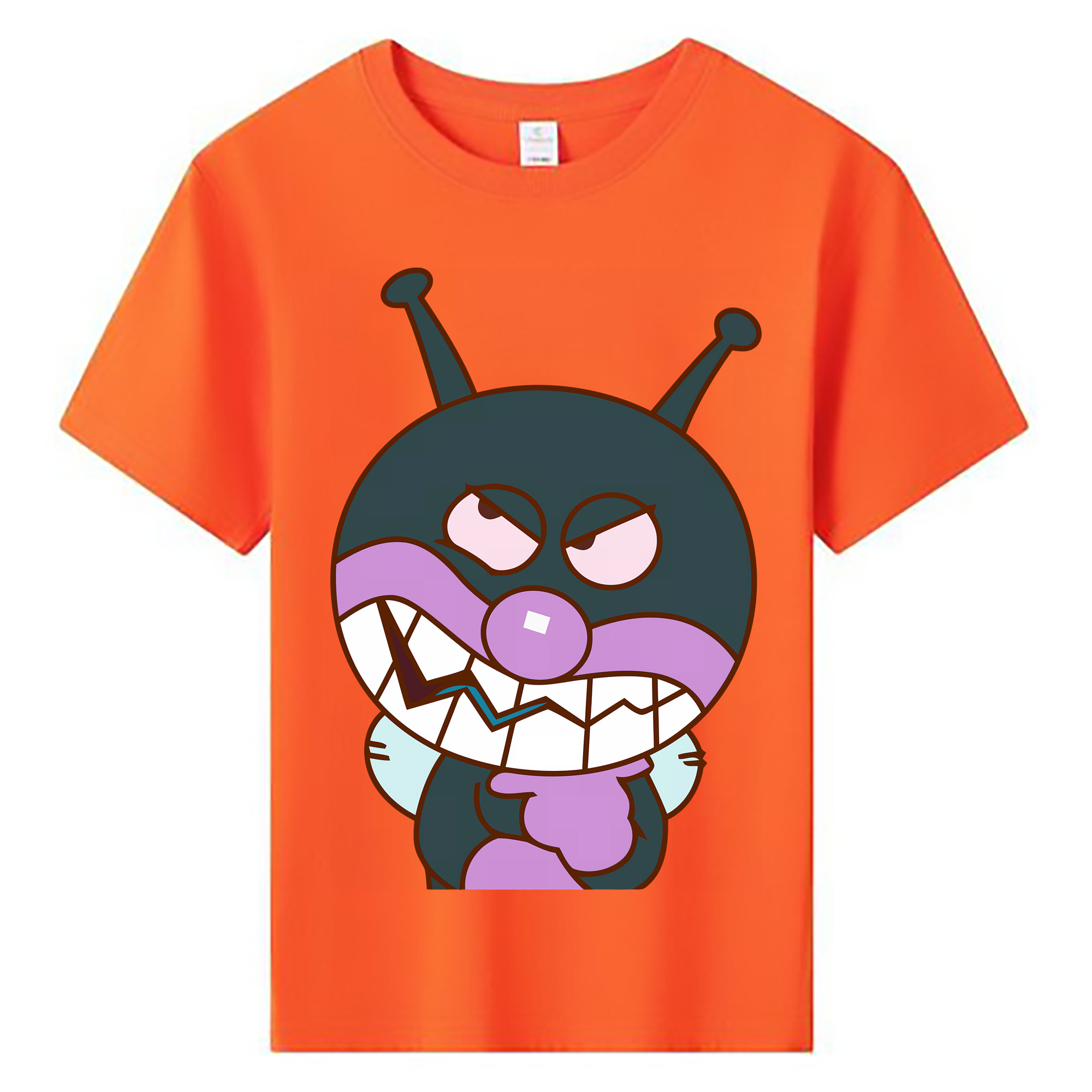 （画像用） アンパンマン Anpanman 綿100％キッズTシャツ（フロントプリント）