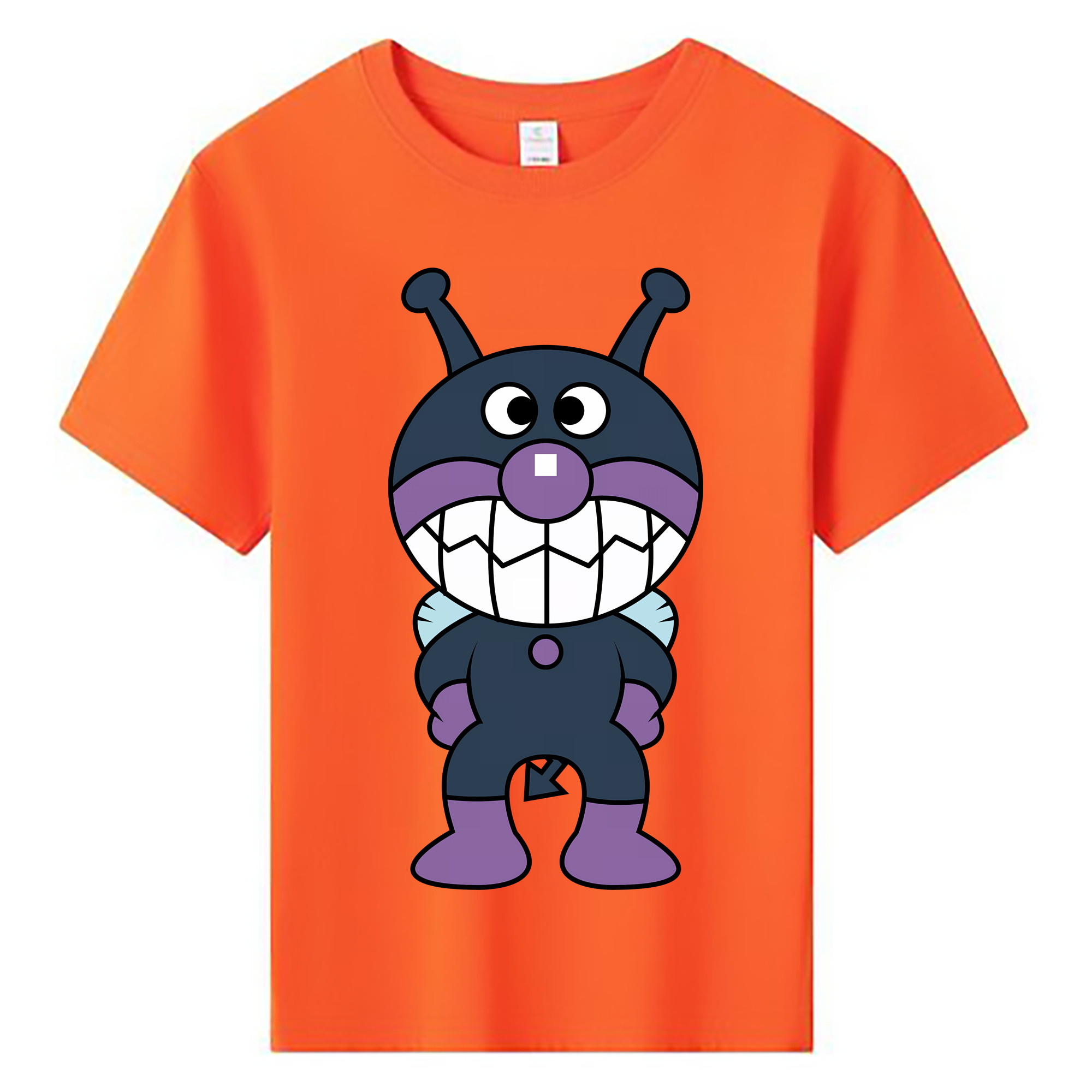 （画像用） アンパンマン Anpanman 綿100％キッズTシャツ（フロントプリント）