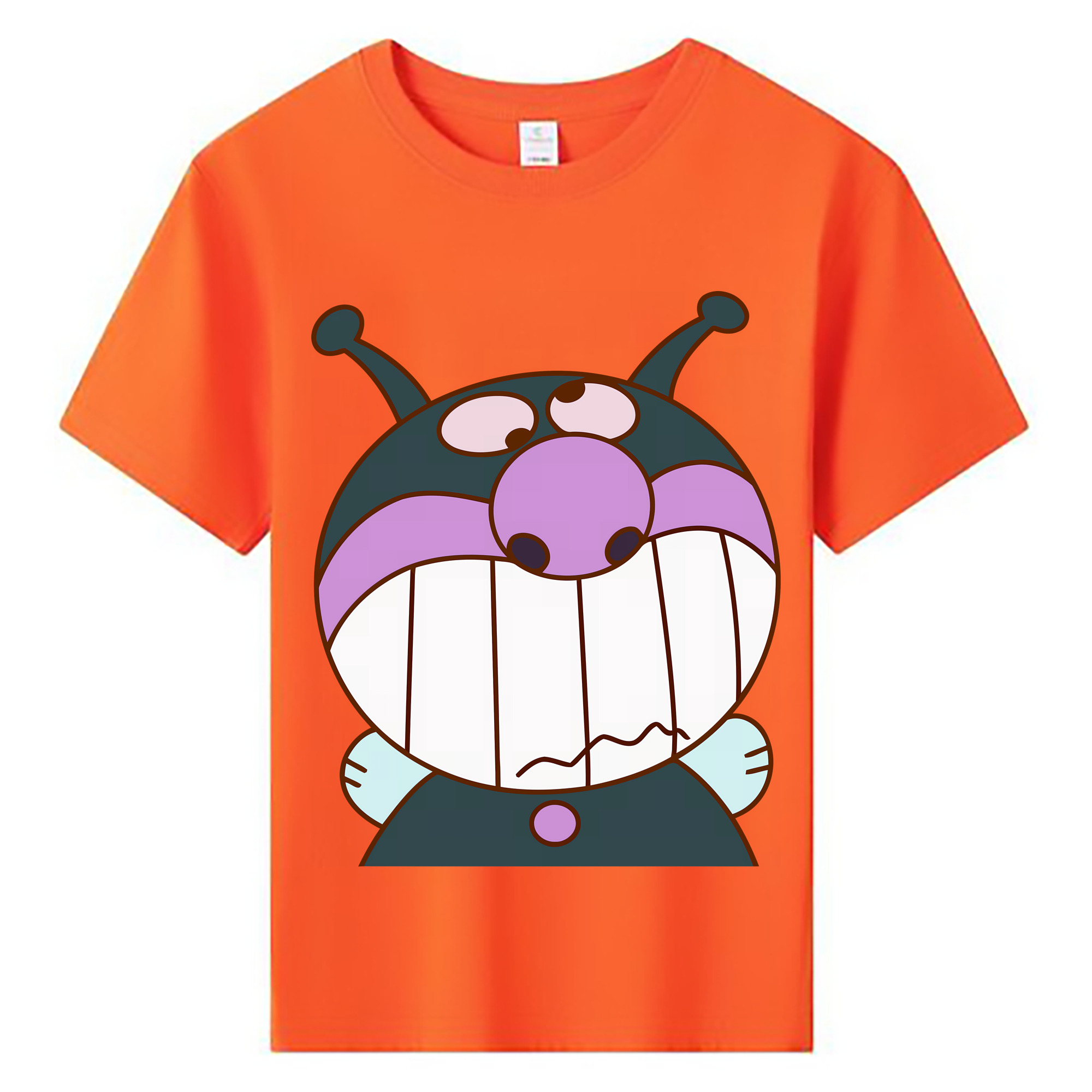 （画像用） アンパンマン Anpanman 綿100％キッズTシャツ（フロントプリント）