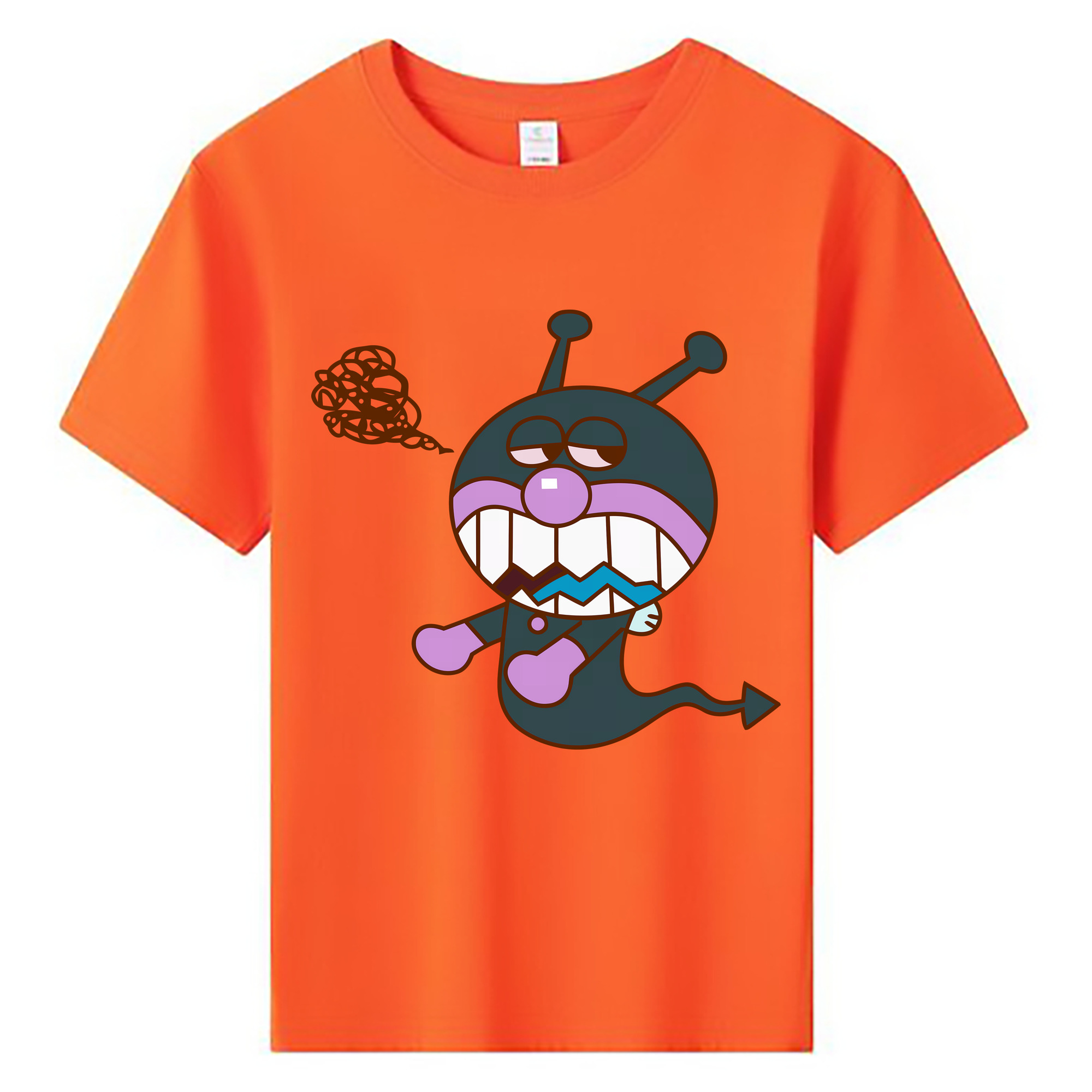 （画像用） アンパンマン Anpanman 綿100％キッズTシャツ（フロントプリント）