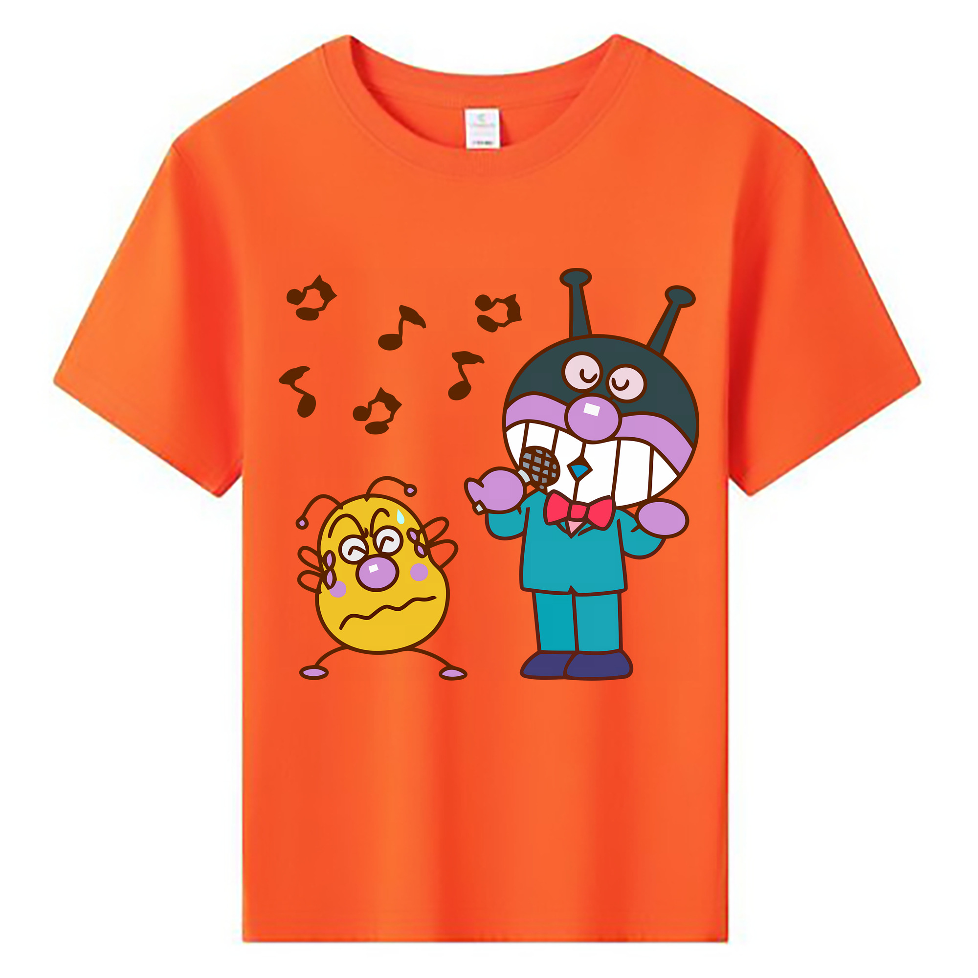 （画像用） アンパンマン Anpanman 綿100％キッズTシャツ（フロントプリント）