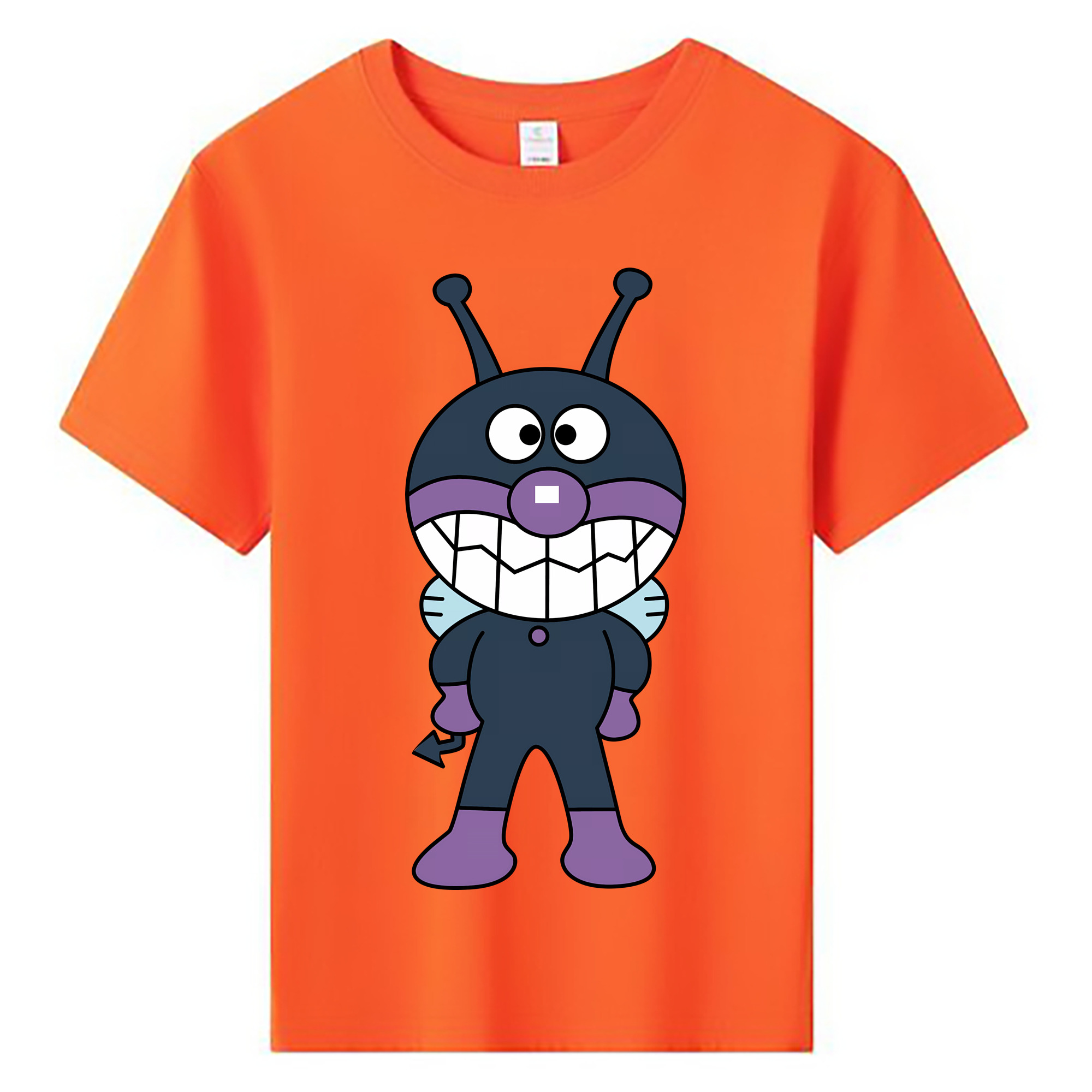 （画像用） アンパンマン Anpanman 綿100％キッズTシャツ（フロントプリント）