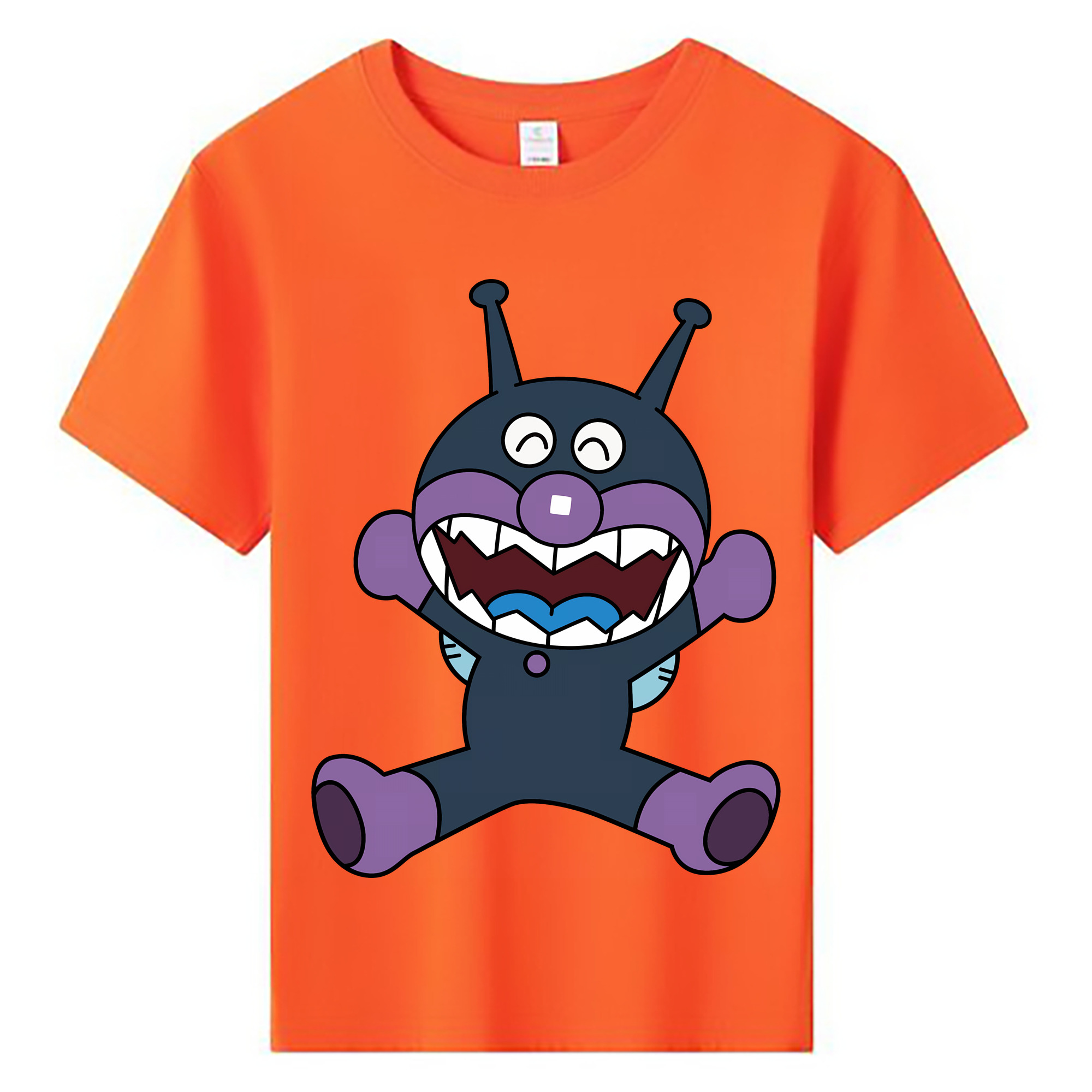 （画像用） アンパンマン Anpanman 綿100％キッズTシャツ（フロントプリント）
