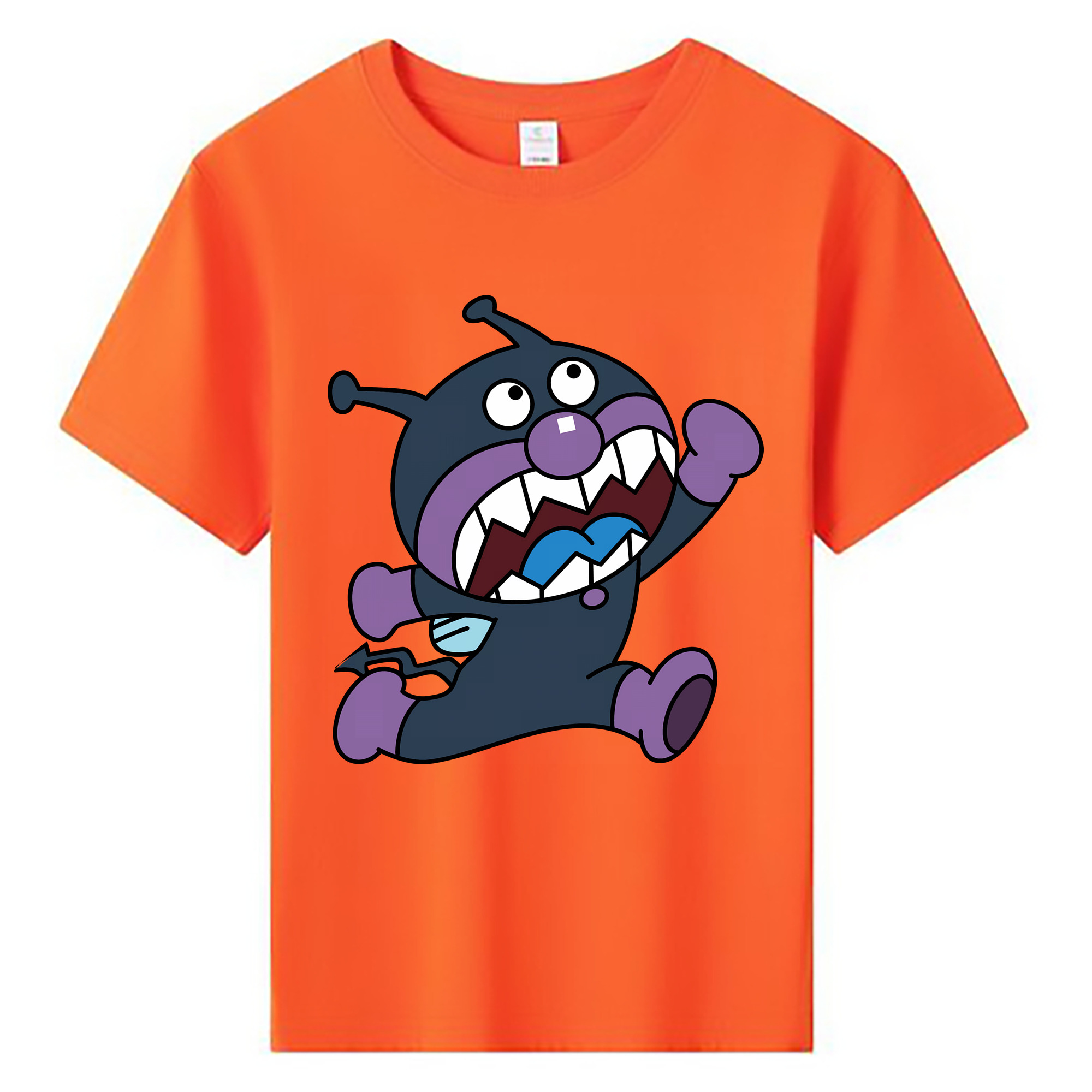 （画像用） アンパンマン Anpanman 綿100％キッズTシャツ（フロントプリント）