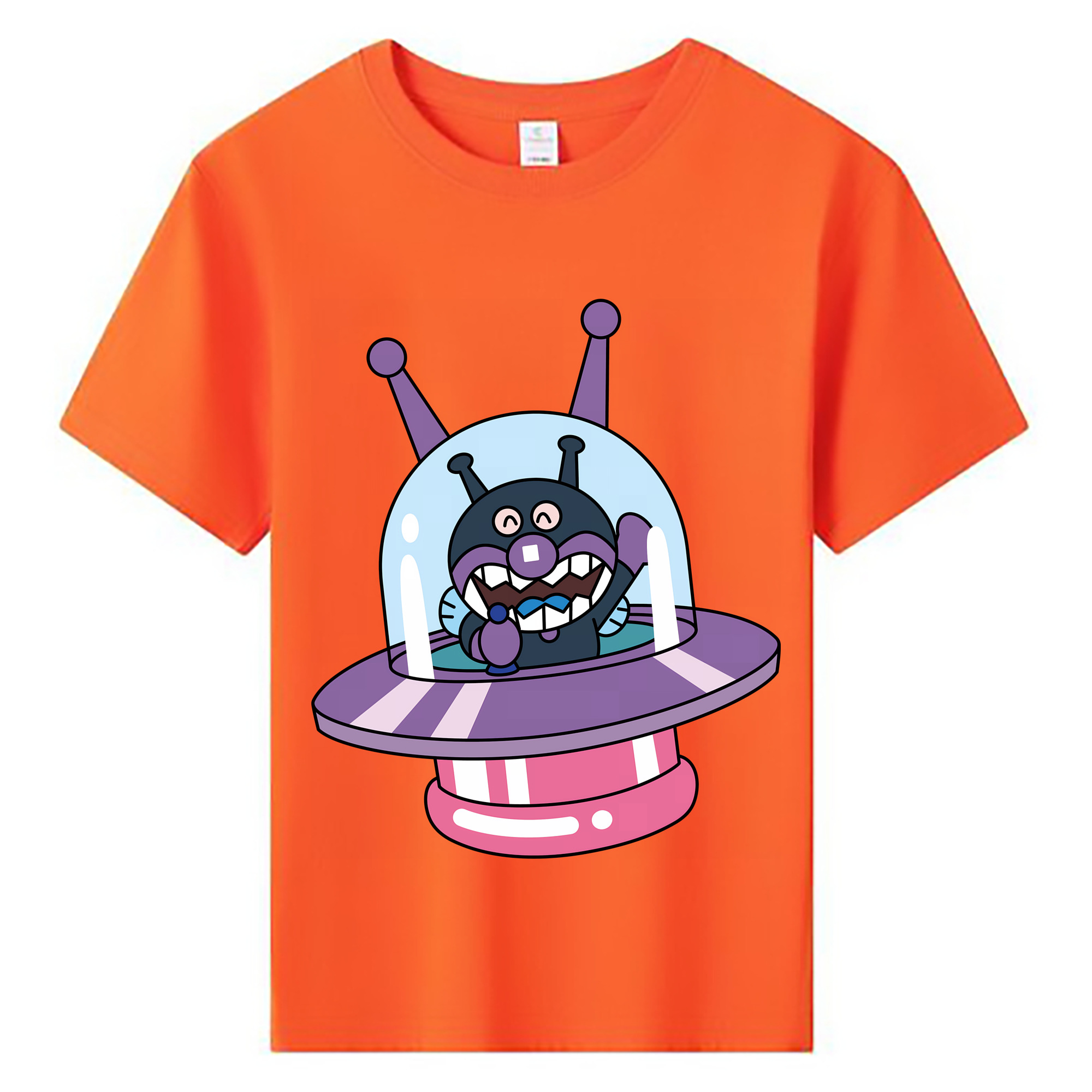 （画像用） アンパンマン Anpanman 綿100％キッズTシャツ（フロントプリント）