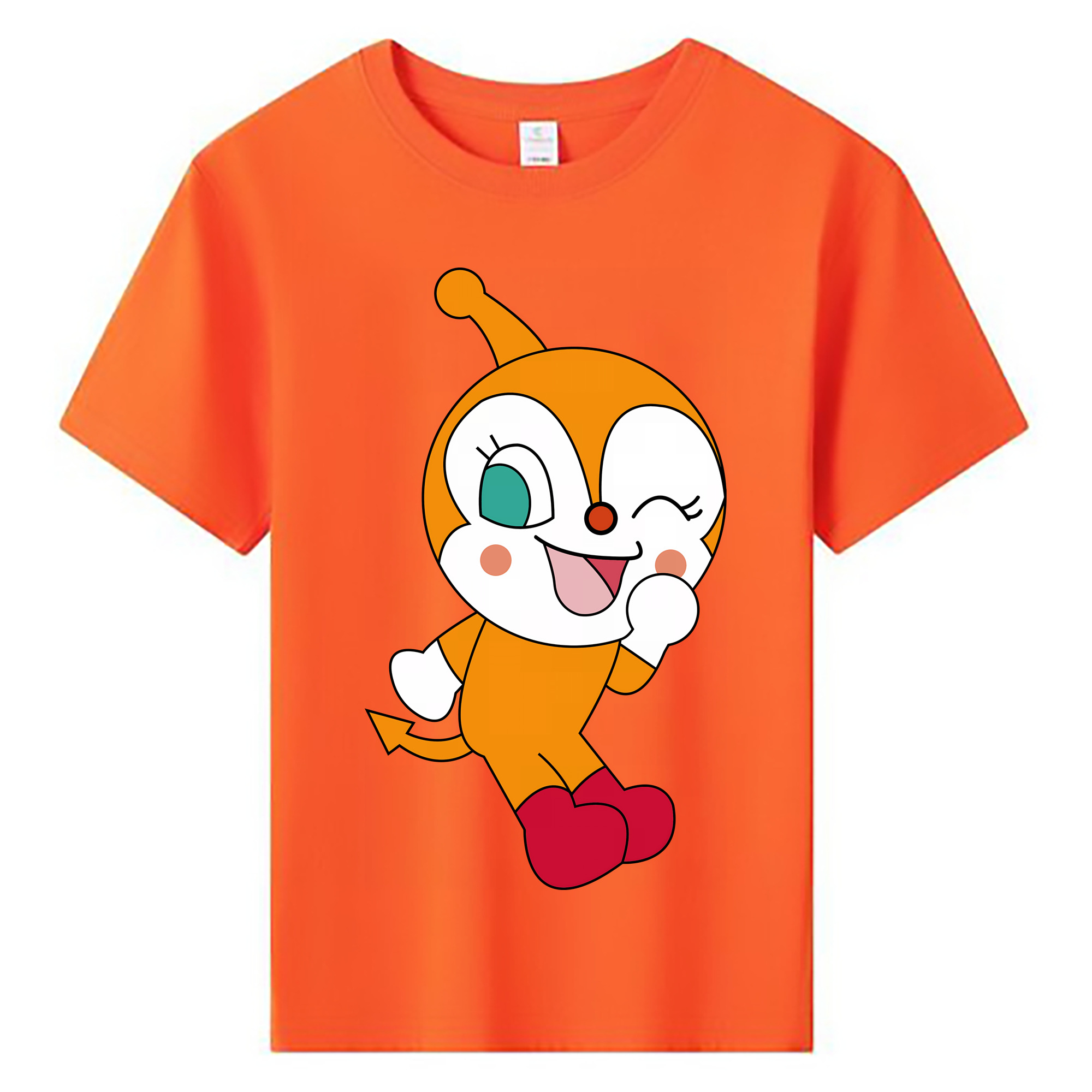 （画像用） アンパンマン Anpanman 綿100％キッズTシャツ（フロントプリント）