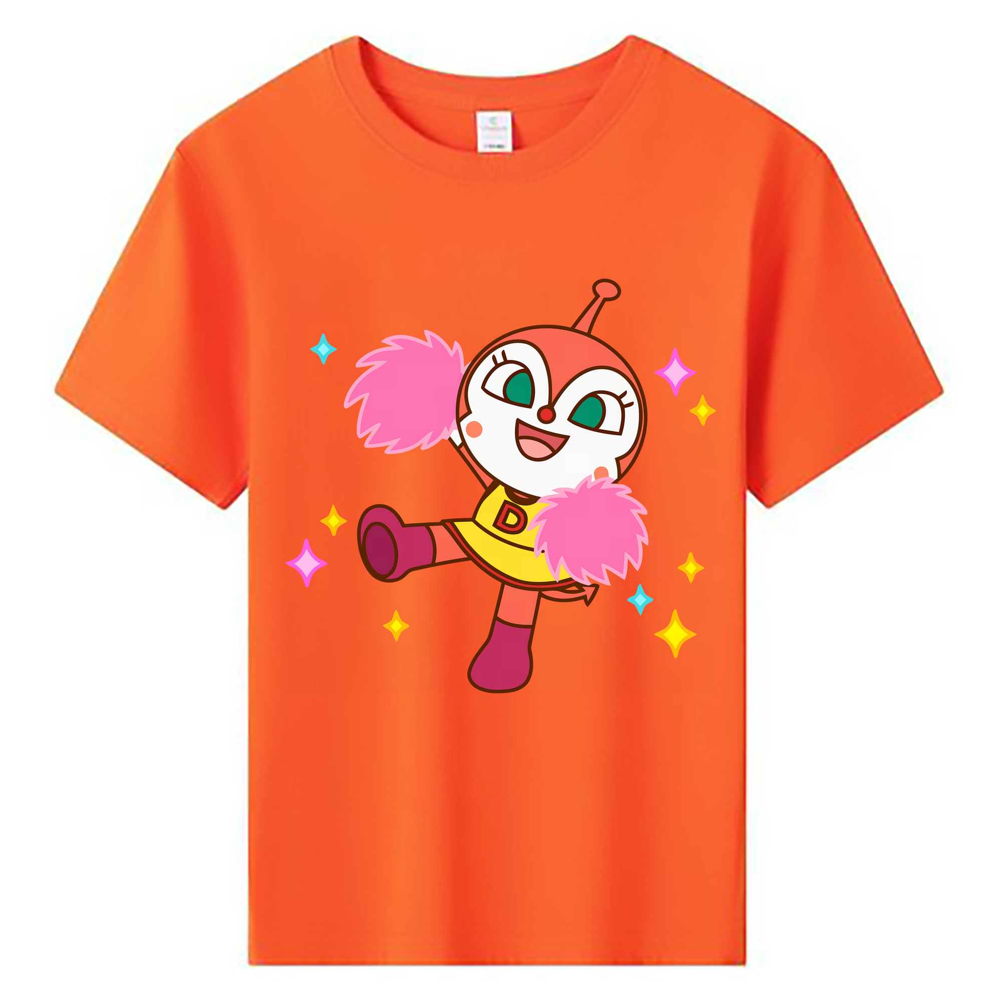 （画像用） アンパンマン Anpanman 綿100％キッズTシャツ（フロントプリント）