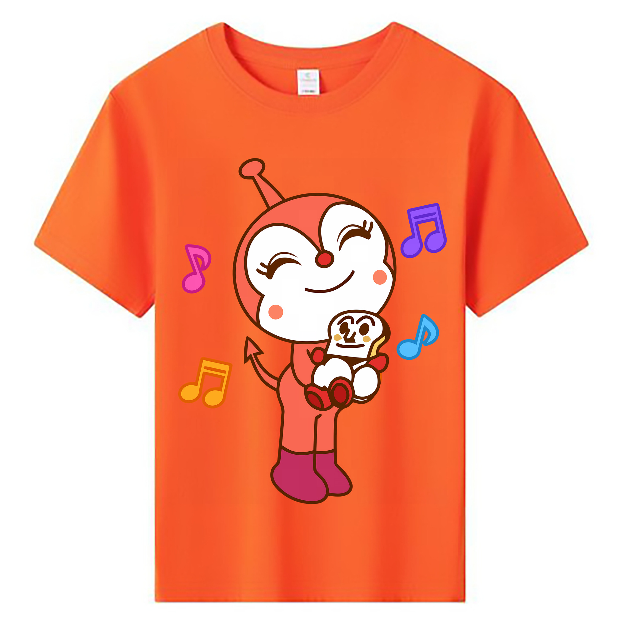 （画像用） アンパンマン Anpanman 綿100％キッズTシャツ（フロントプリント）
