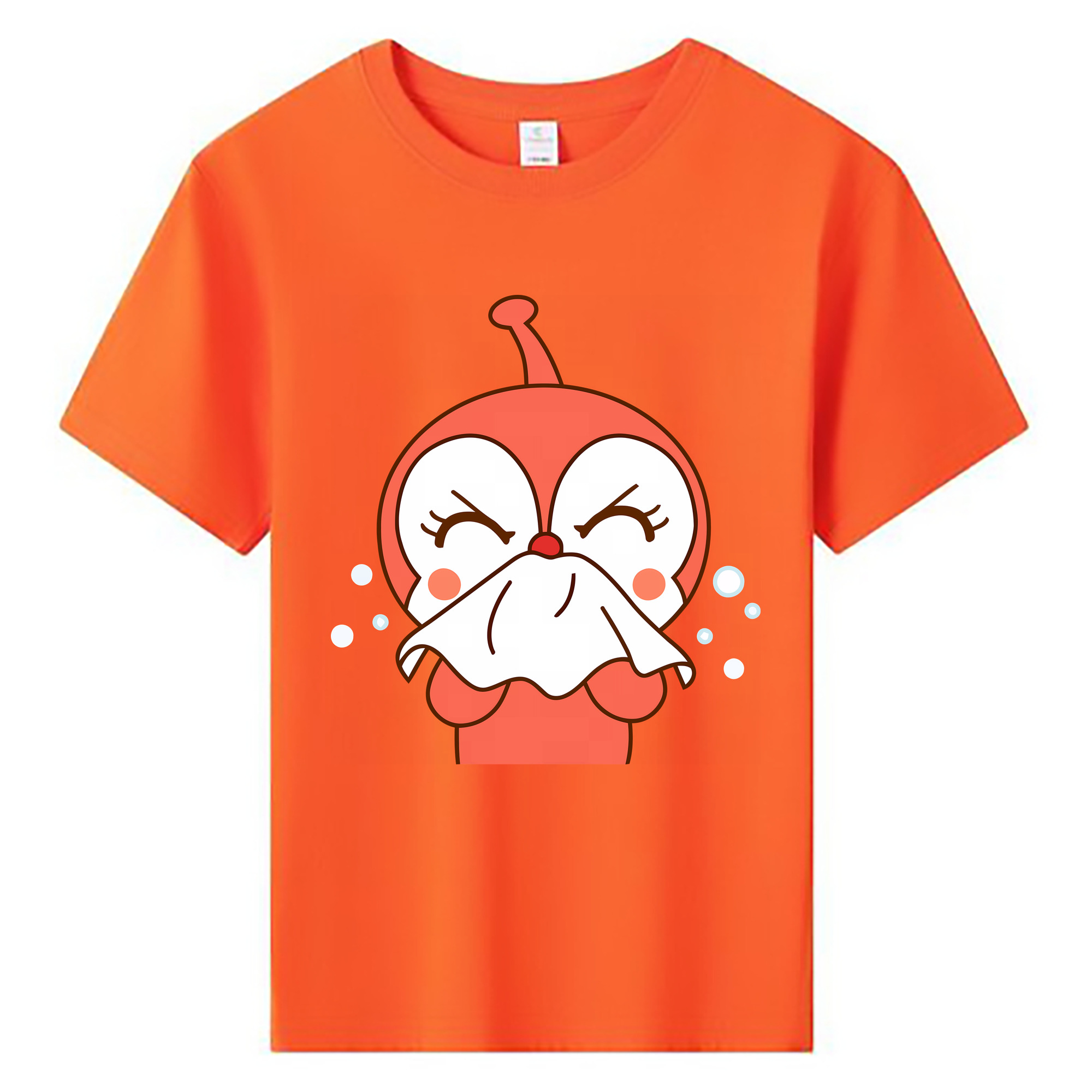 （画像用） アンパンマン Anpanman 綿100％キッズTシャツ（フロントプリント）