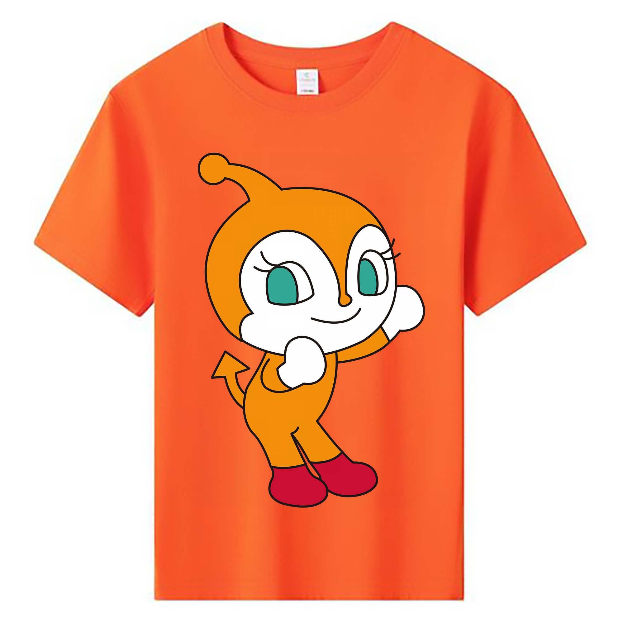 （画像用） アンパンマン Anpanman 綿100％キッズTシャツ（フロントプリント）