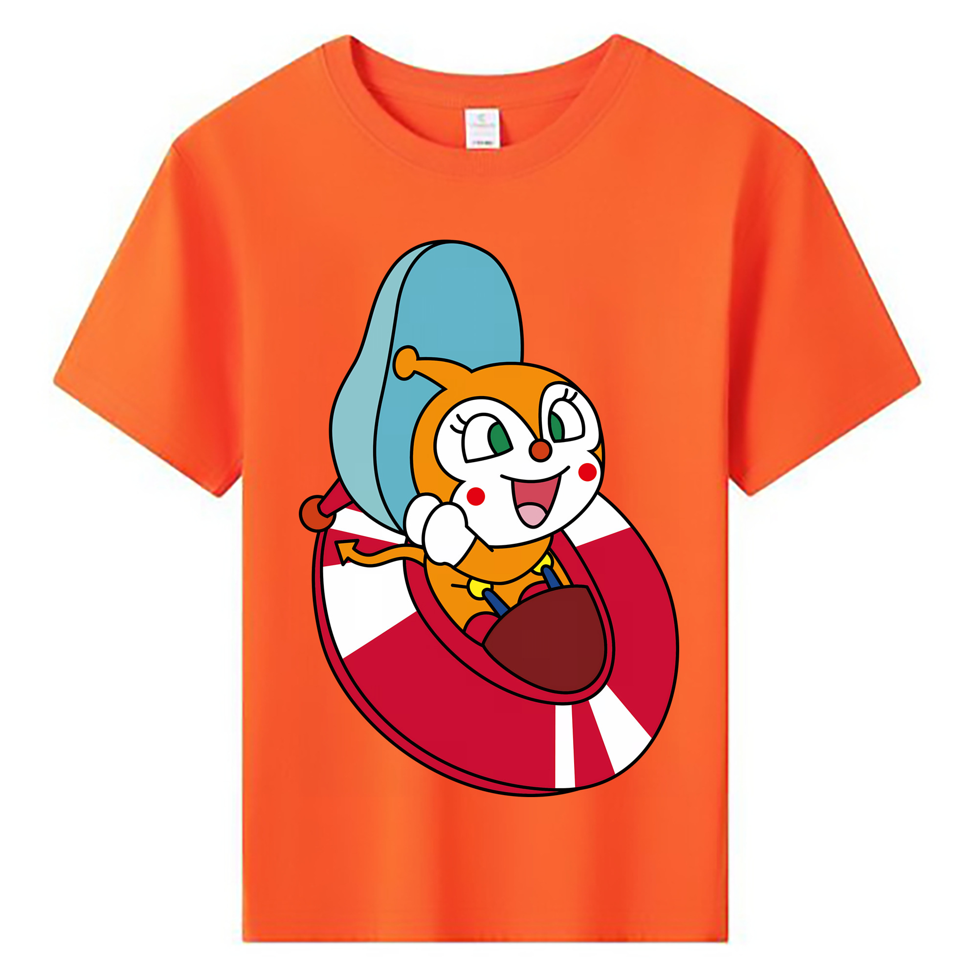 （画像用） アンパンマン Anpanman 綿100％キッズTシャツ（フロントプリント）