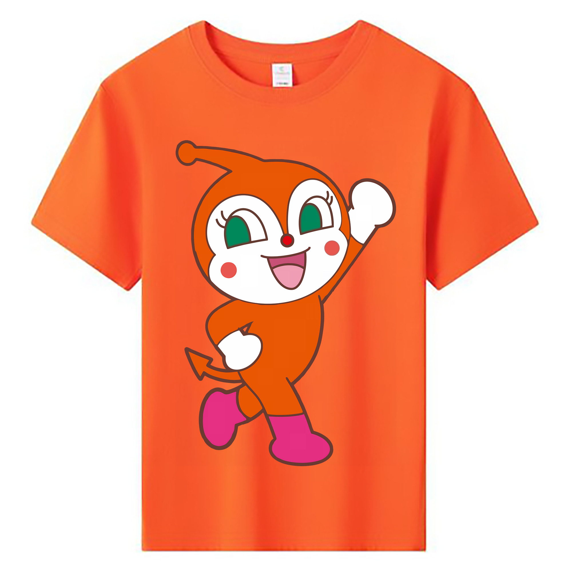 （画像用） アンパンマン Anpanman 綿100％キッズTシャツ（フロントプリント）