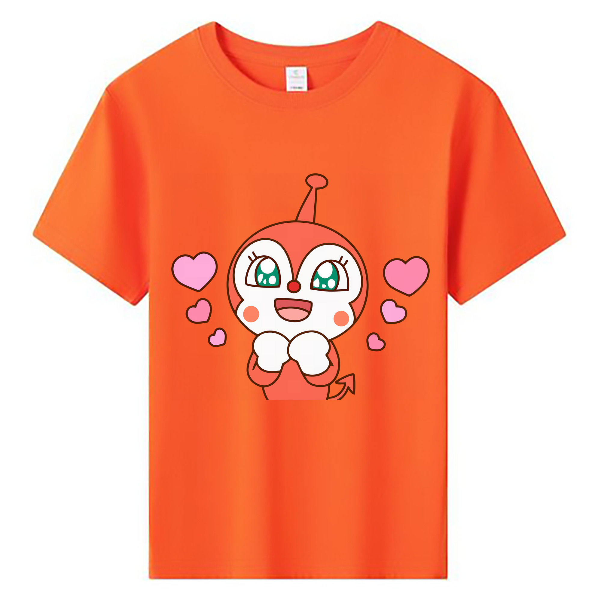 （画像用） アンパンマン Anpanman 綿100％キッズTシャツ（フロントプリント）