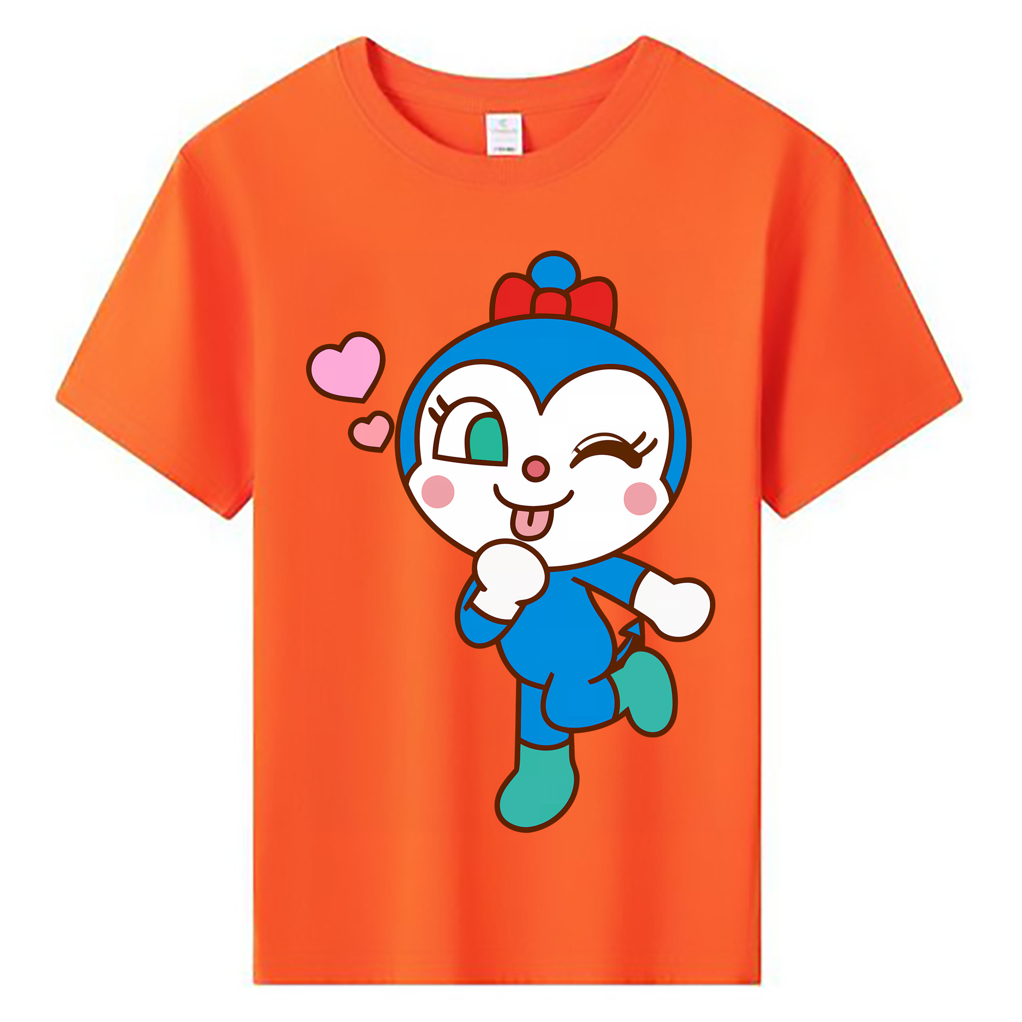 （画像用） アンパンマン Anpanman 綿100％キッズTシャツ（フロントプリント）