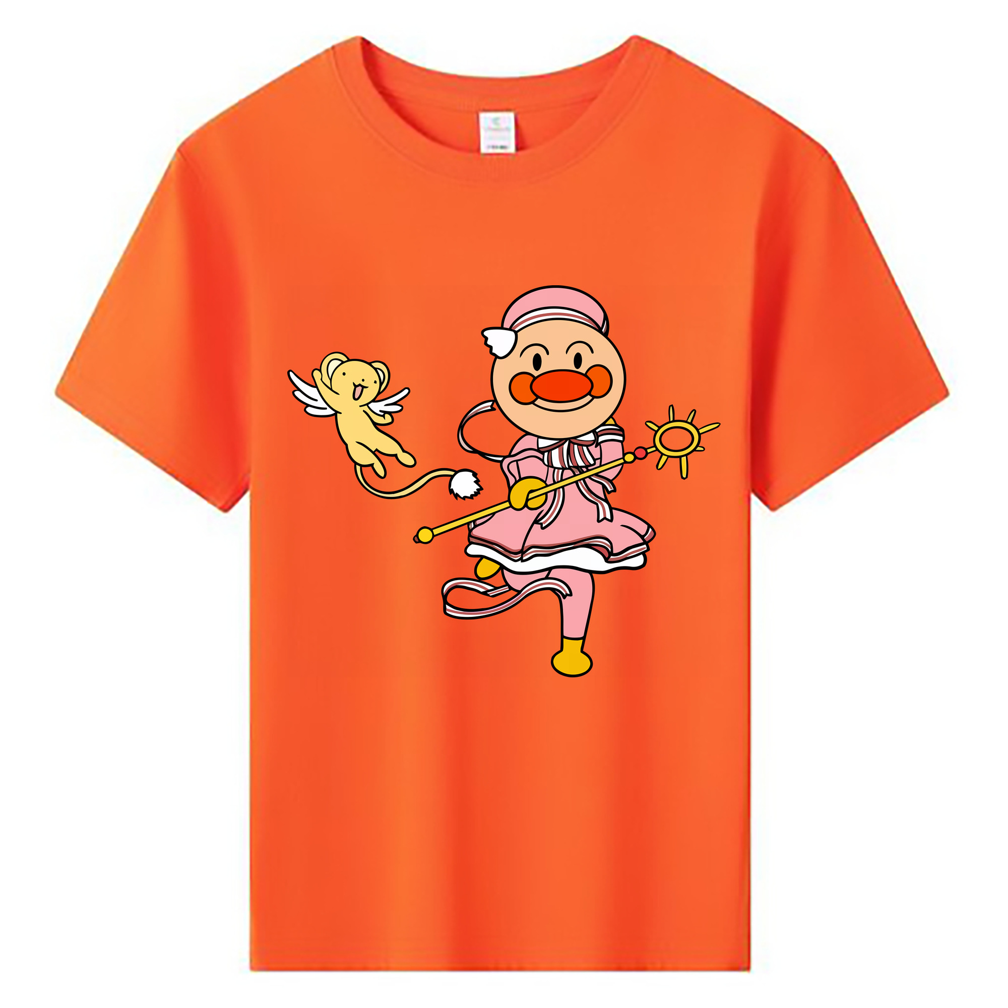 （画像用） アンパンマン Anpanman 綿100％キッズTシャツ（フロントプリント）