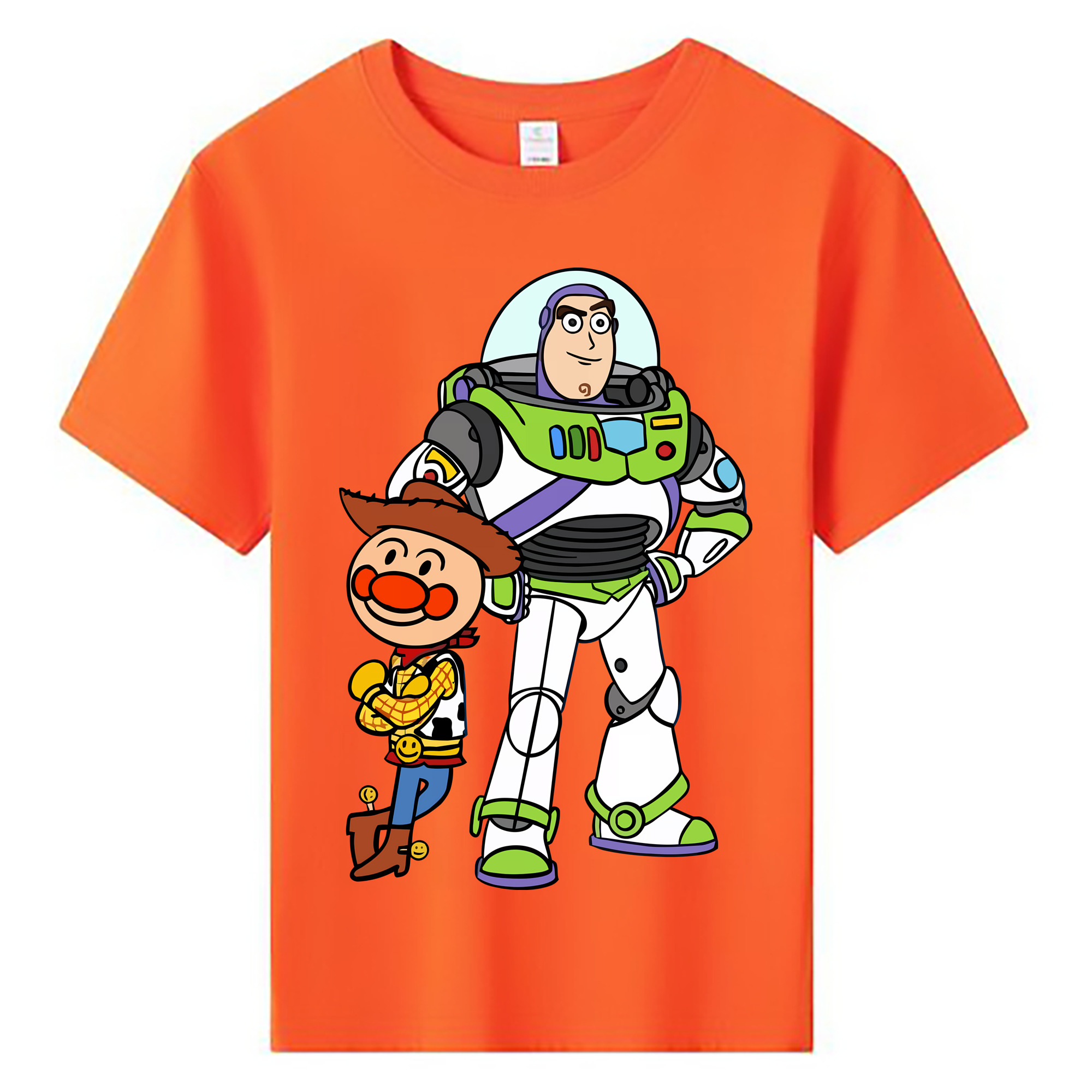 （画像用） アンパンマン Anpanman 綿100％キッズTシャツ（フロントプリント）