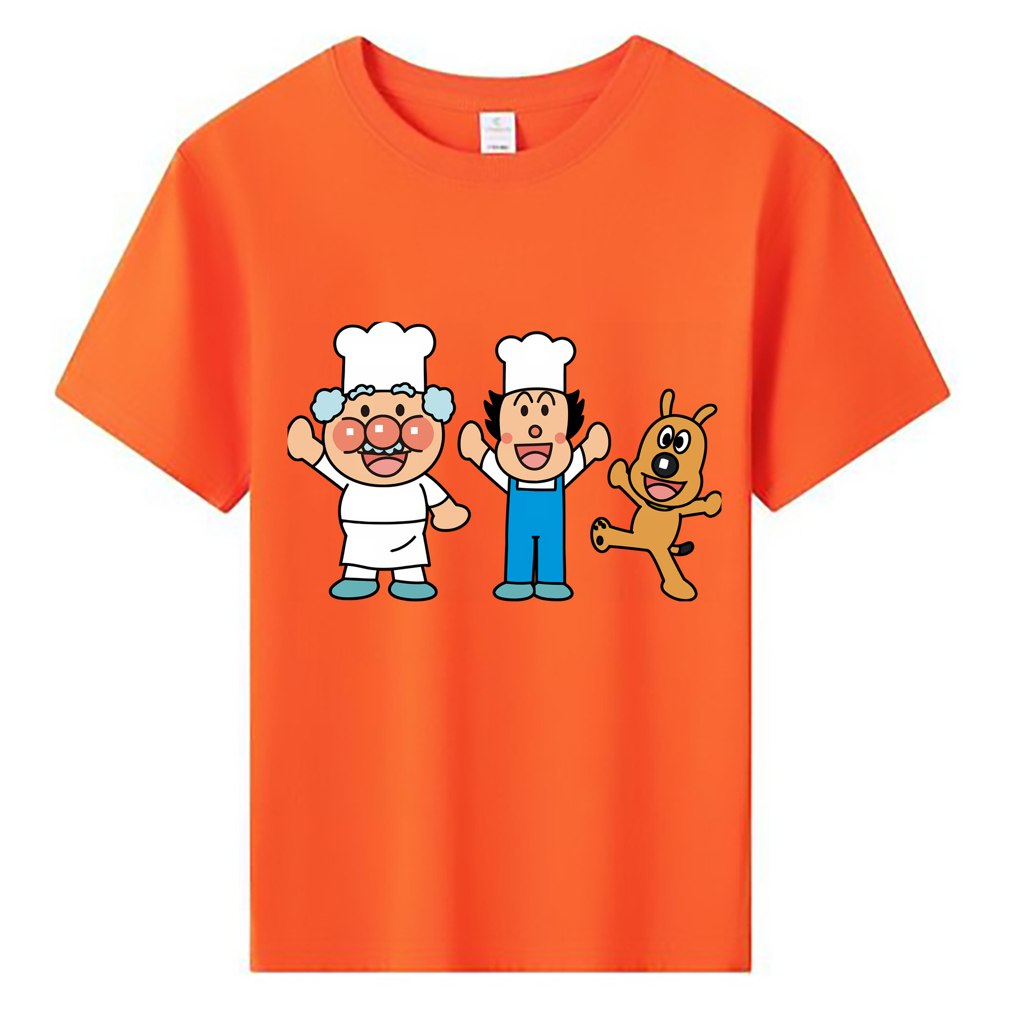 （画像用） アンパンマン Anpanman 綿100％キッズTシャツ（フロントプリント）