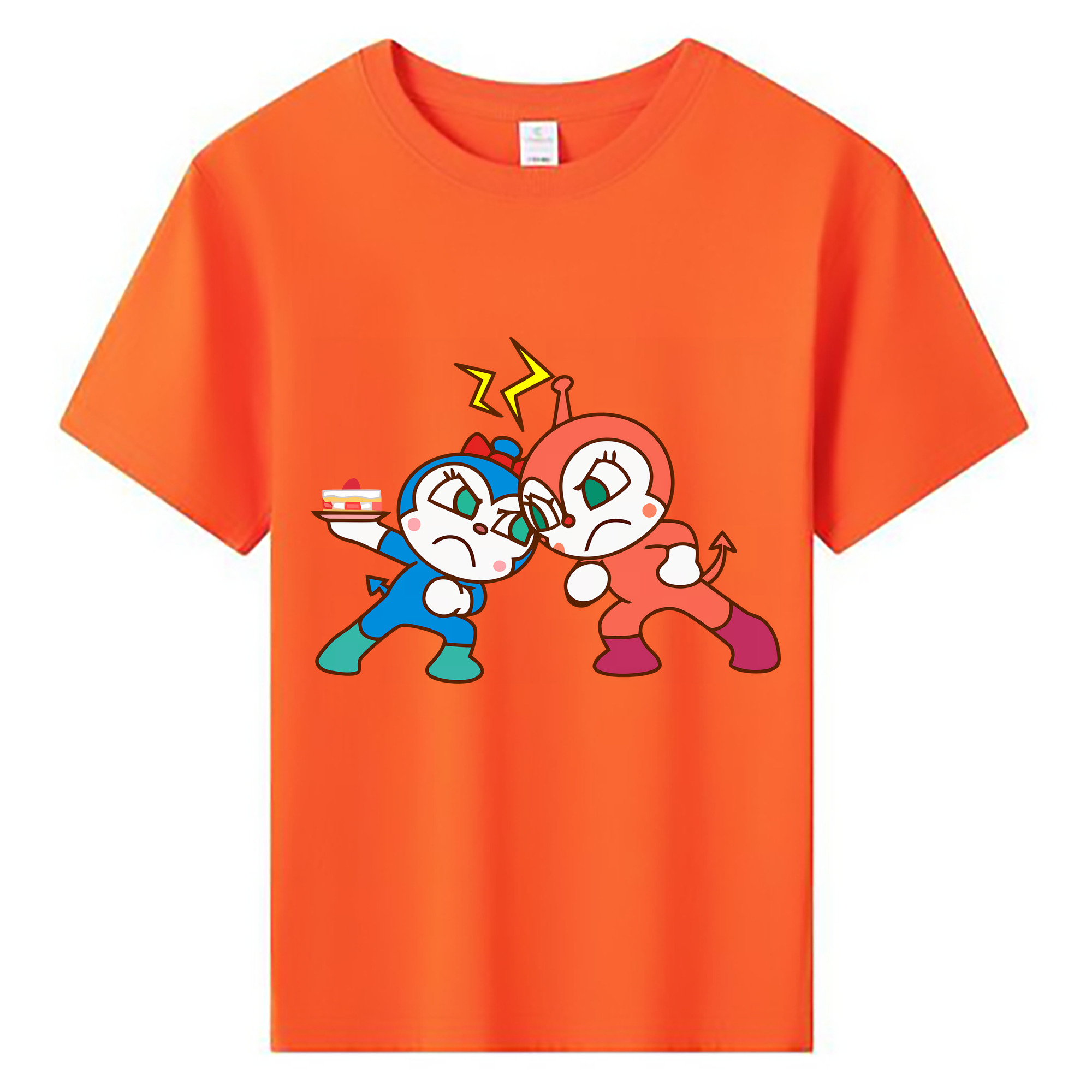 （画像用） アンパンマン Anpanman 綿100％キッズTシャツ（フロントプリント）