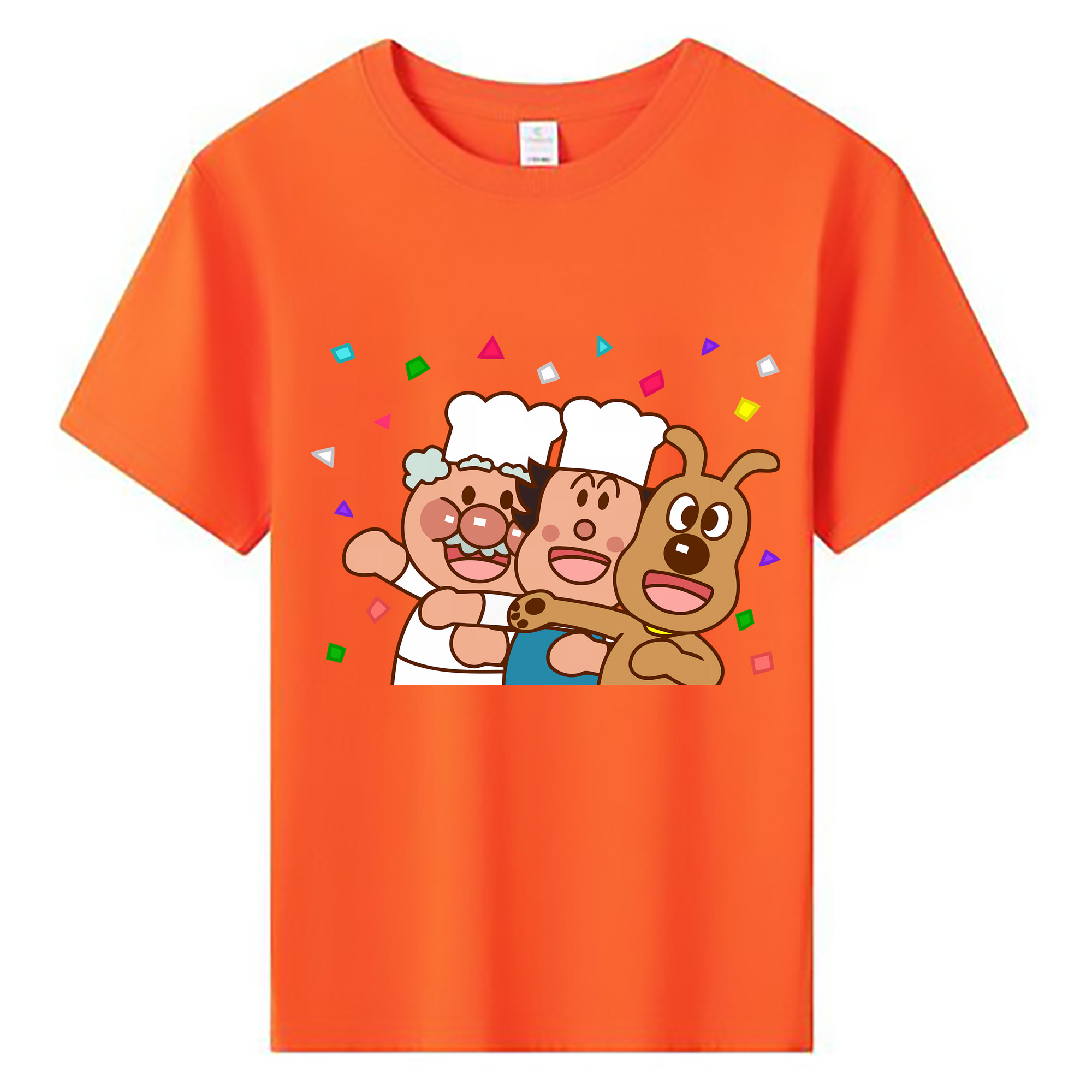 （画像用） アンパンマン Anpanman 綿100％キッズTシャツ（フロントプリント）