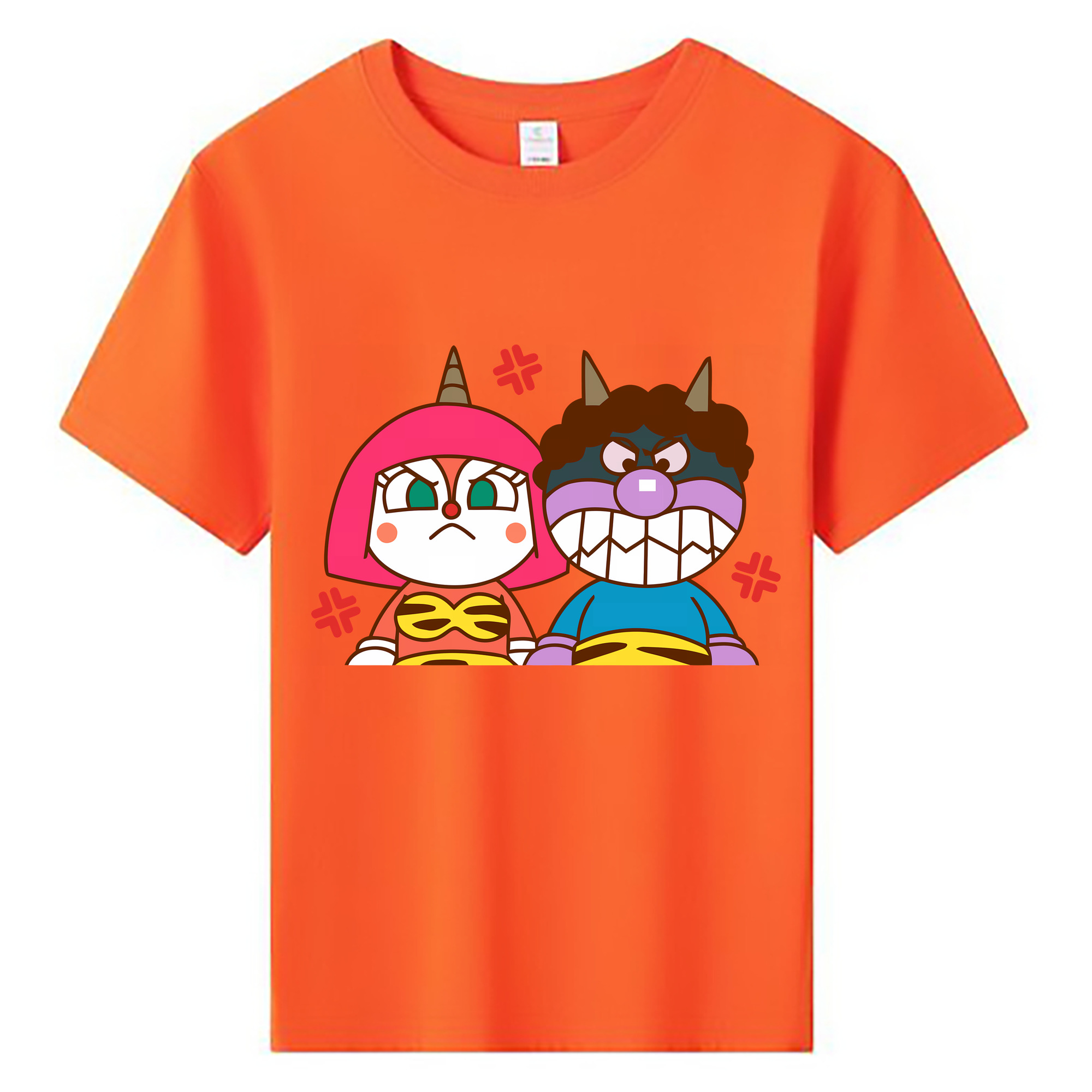 （画像用） アンパンマン Anpanman 綿100％キッズTシャツ（フロントプリント）