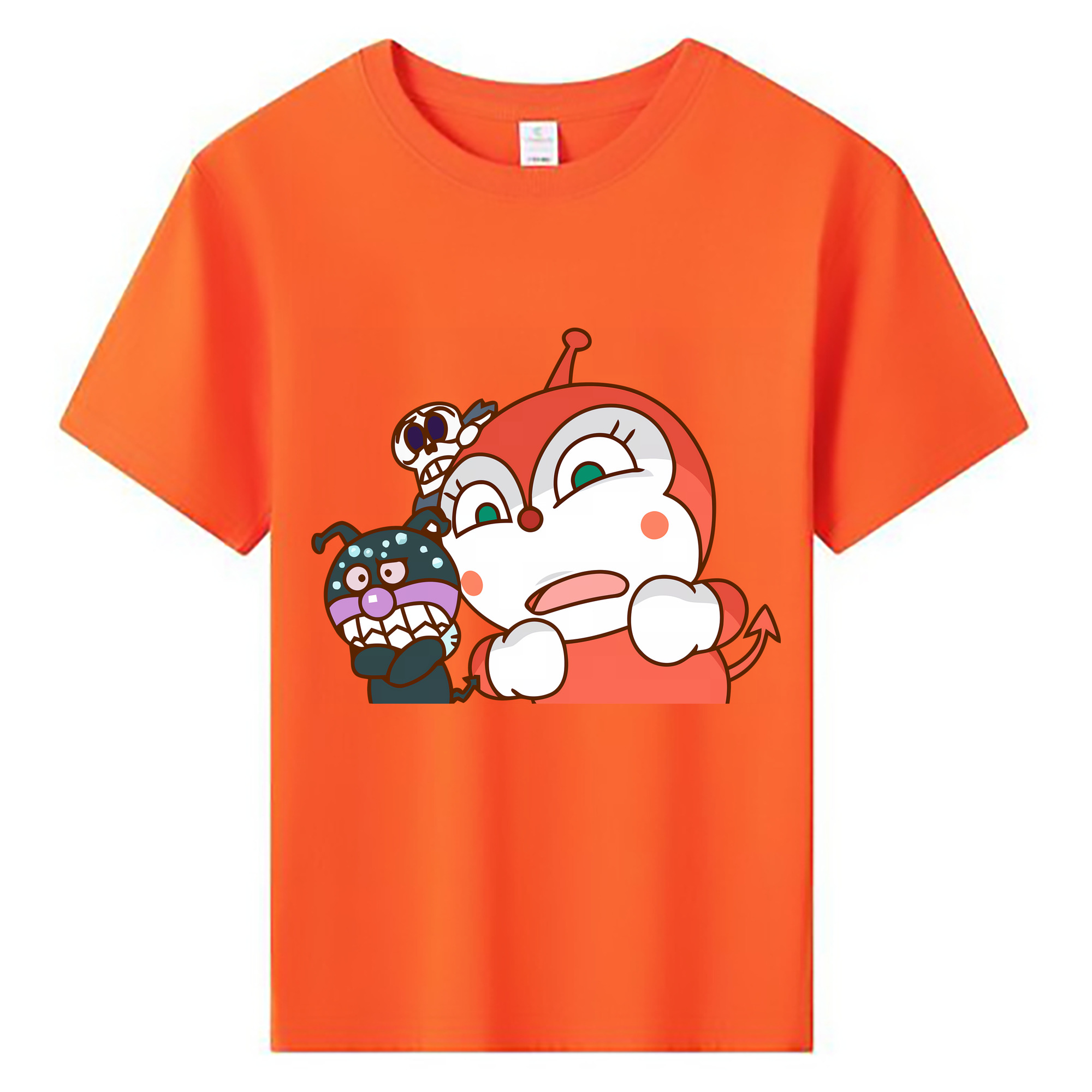 （画像用） アンパンマン Anpanman 綿100％キッズTシャツ（フロントプリント）