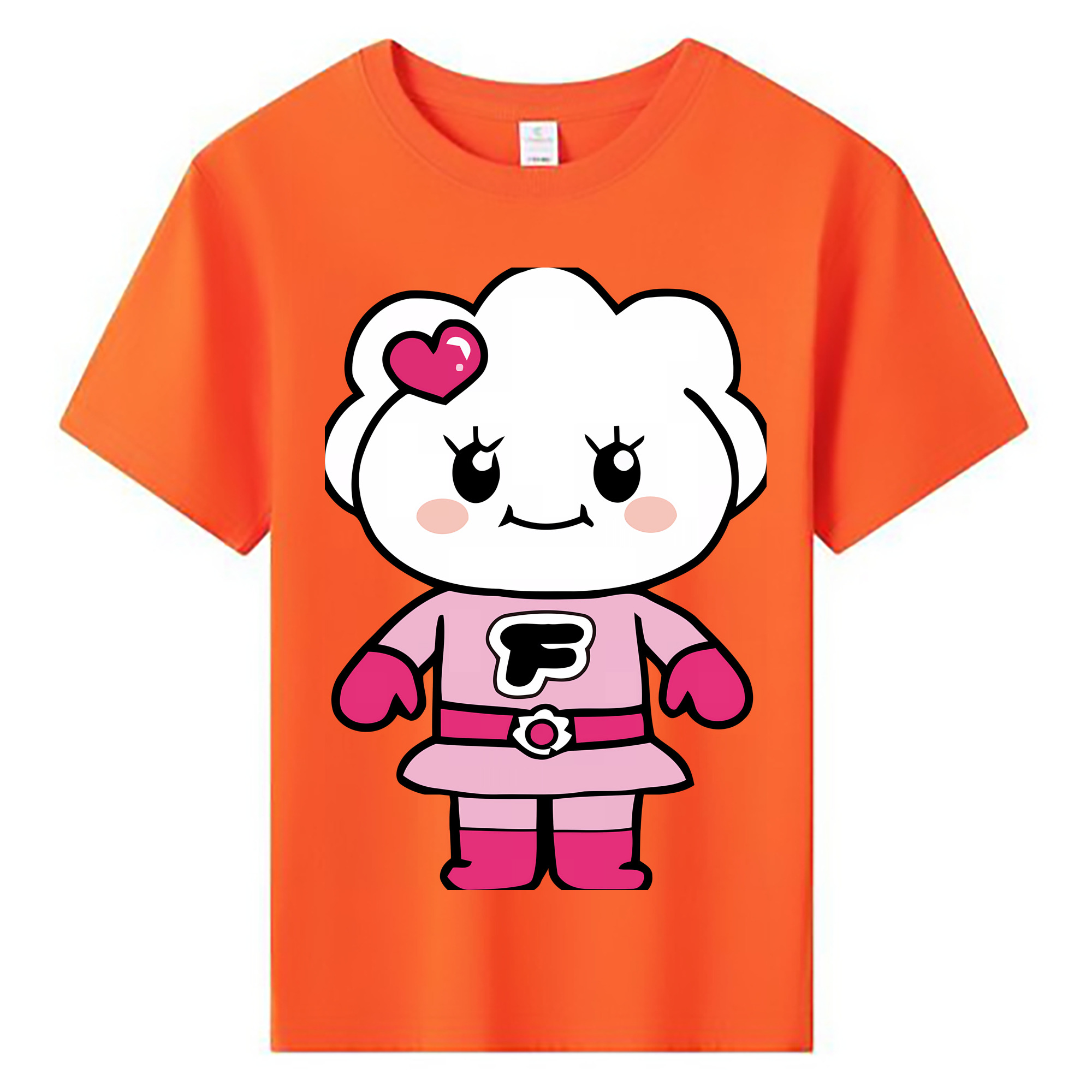 （画像用） アンパンマン Anpanman 綿100％キッズTシャツ（フロントプリント）