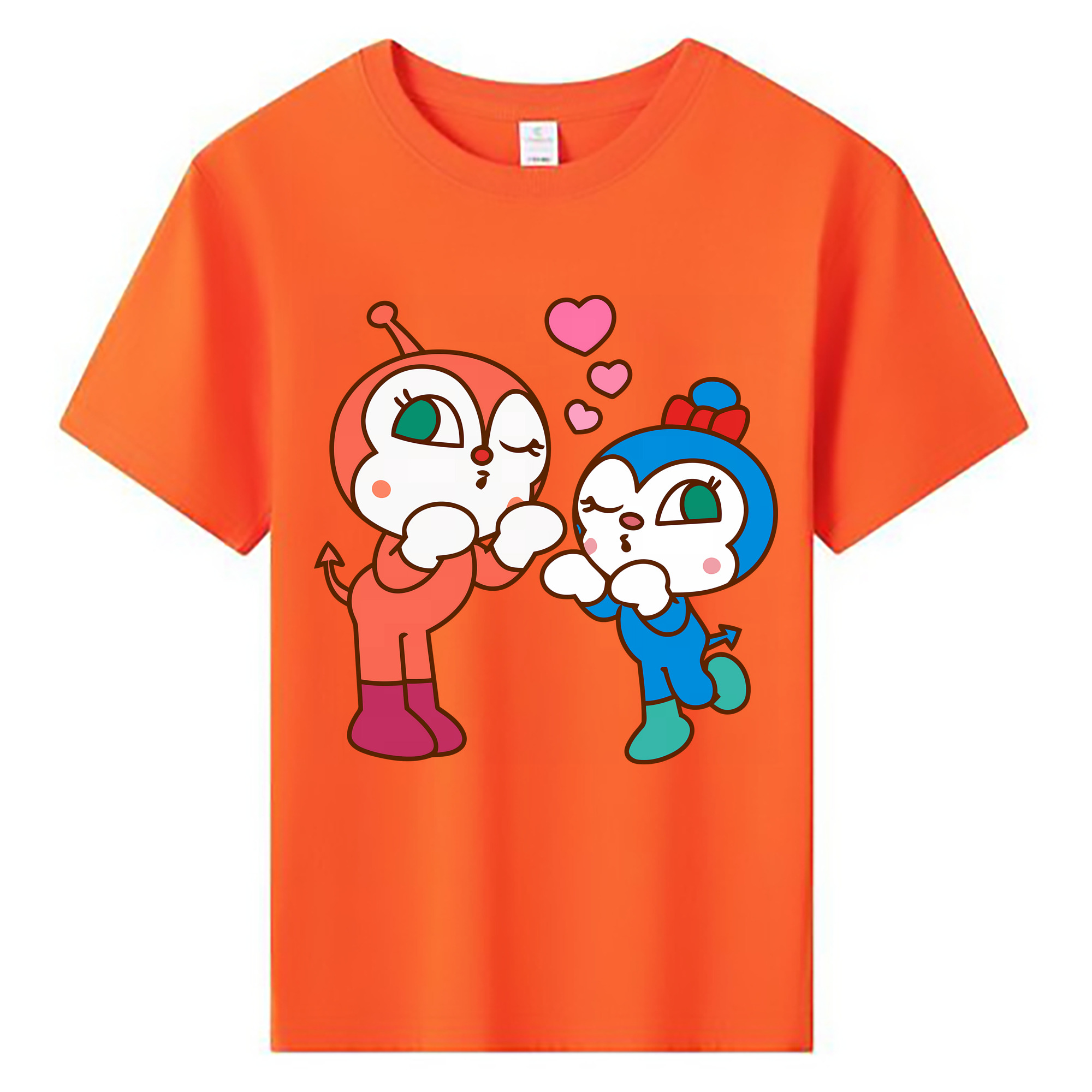 （画像用） アンパンマン Anpanman 綿100％キッズTシャツ（フロントプリント）