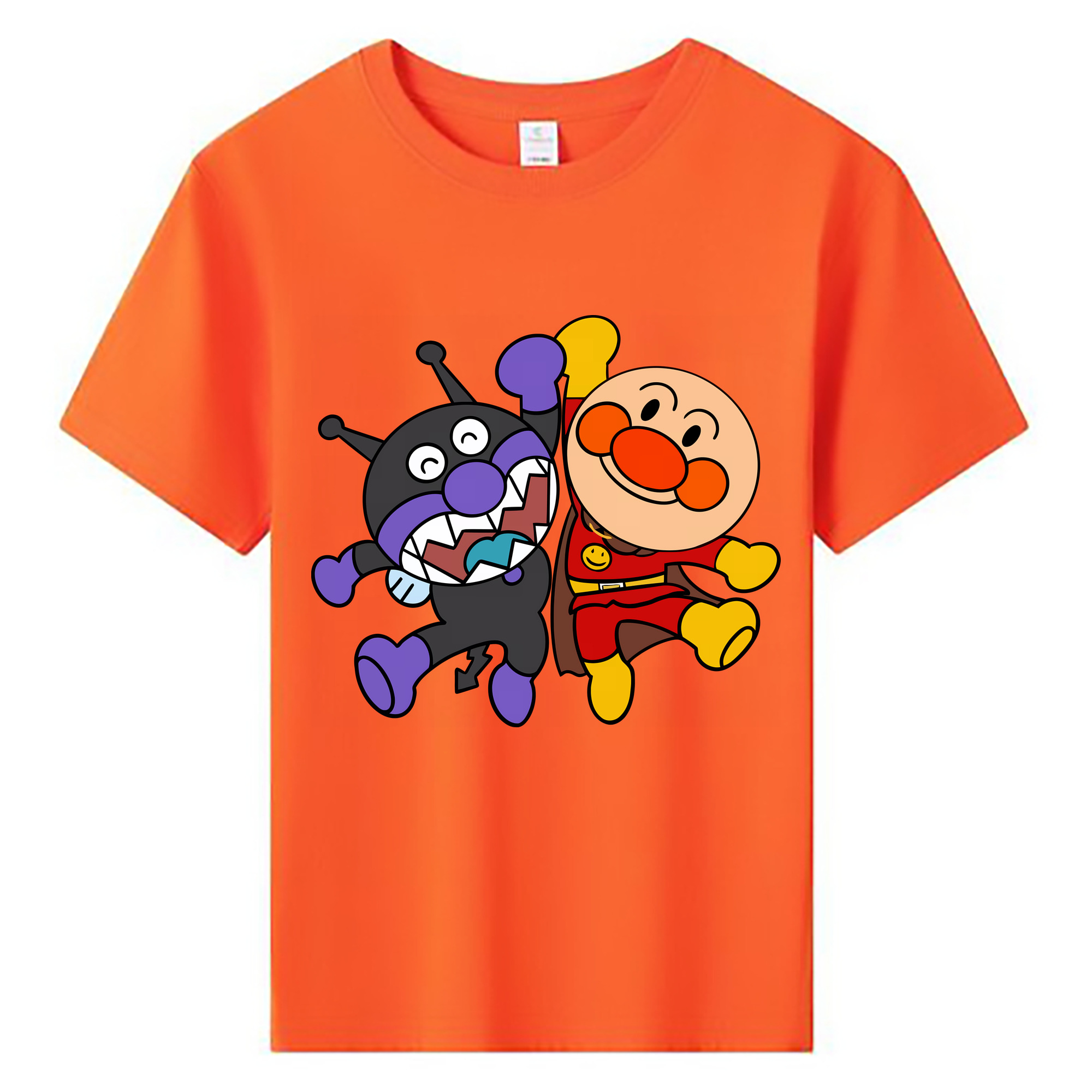 （画像用） アンパンマン Anpanman 綿100％キッズTシャツ（フロントプリント）