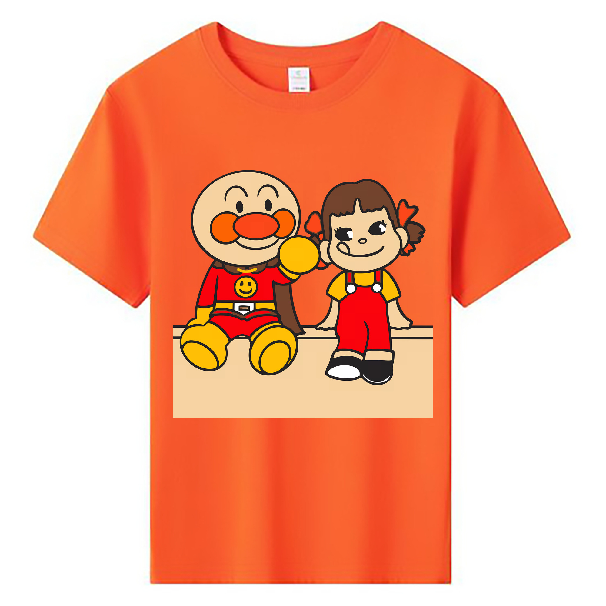 （画像用） アンパンマン Anpanman 綿100％キッズTシャツ（フロントプリント）