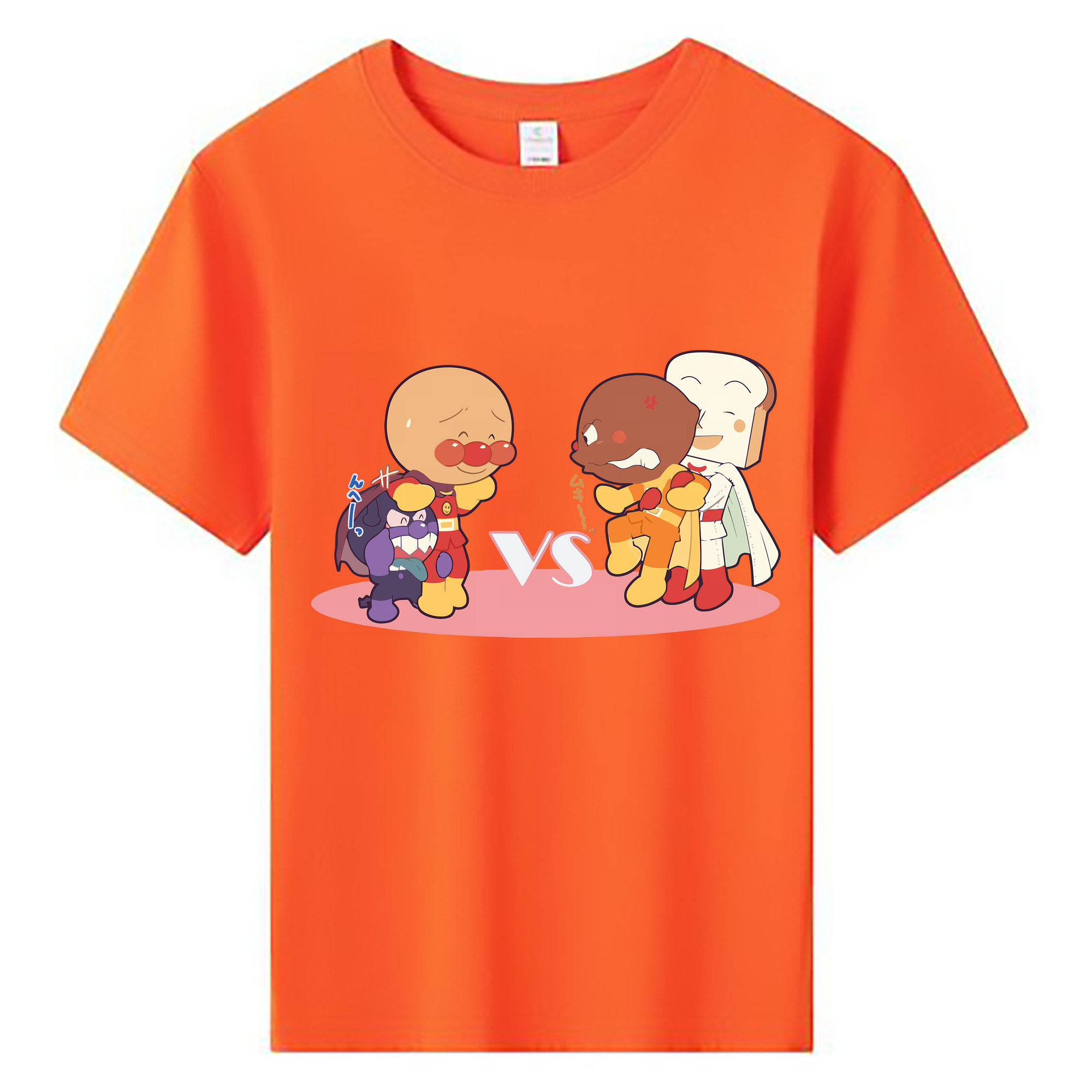 （画像用） アンパンマン Anpanman 綿100％キッズTシャツ（フロントプリント）