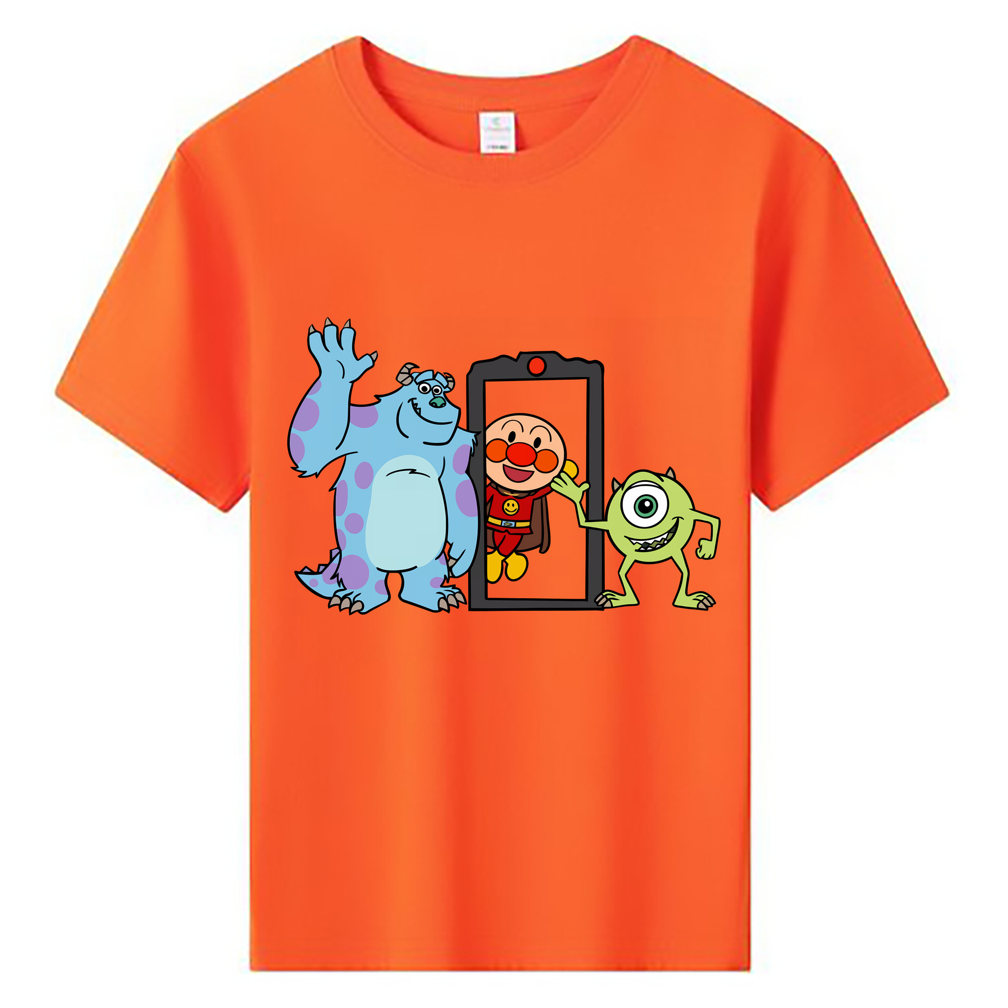 （画像用） アンパンマン Anpanman 綿100％キッズTシャツ（フロントプリント）