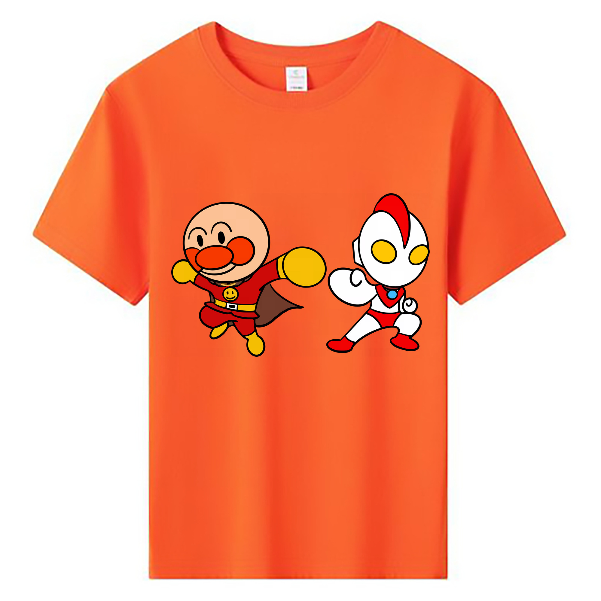 （画像用） アンパンマン Anpanman 綿100％キッズTシャツ（フロントプリント）