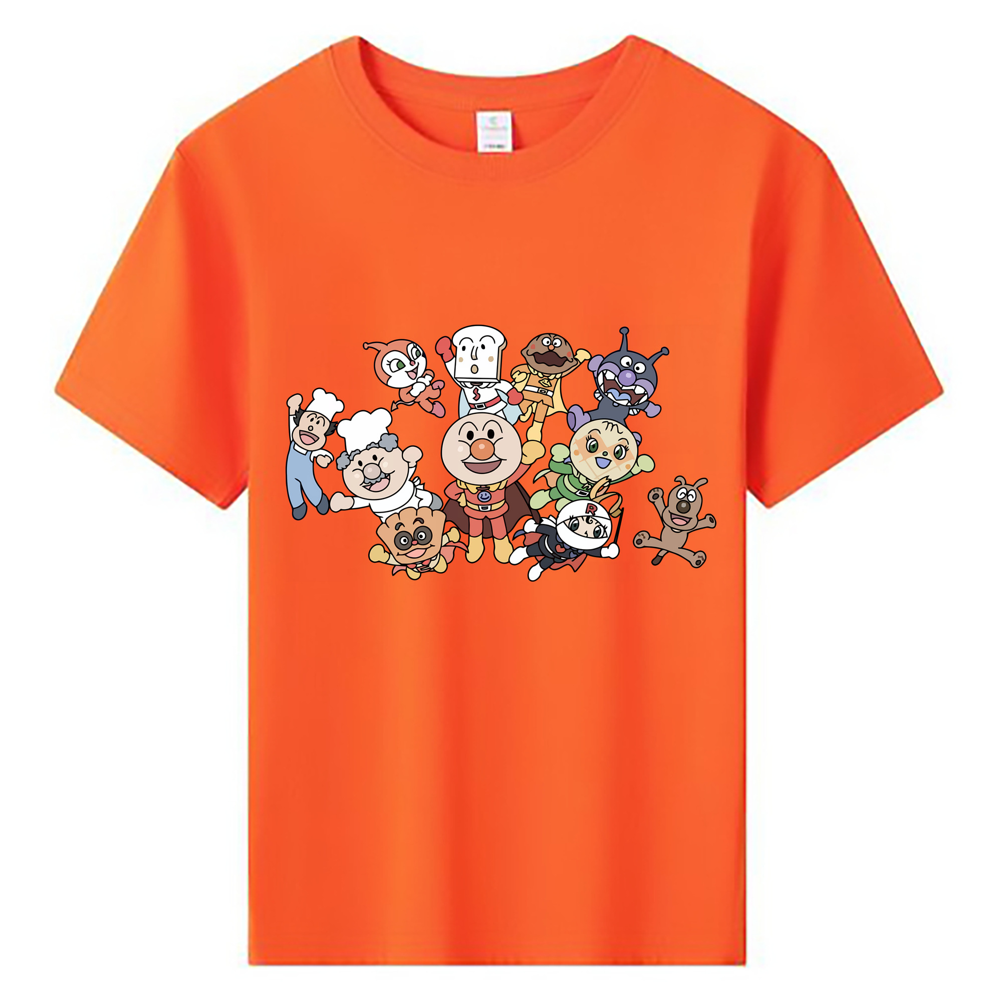 （画像用） アンパンマン Anpanman 綿100％キッズTシャツ（フロントプリント）