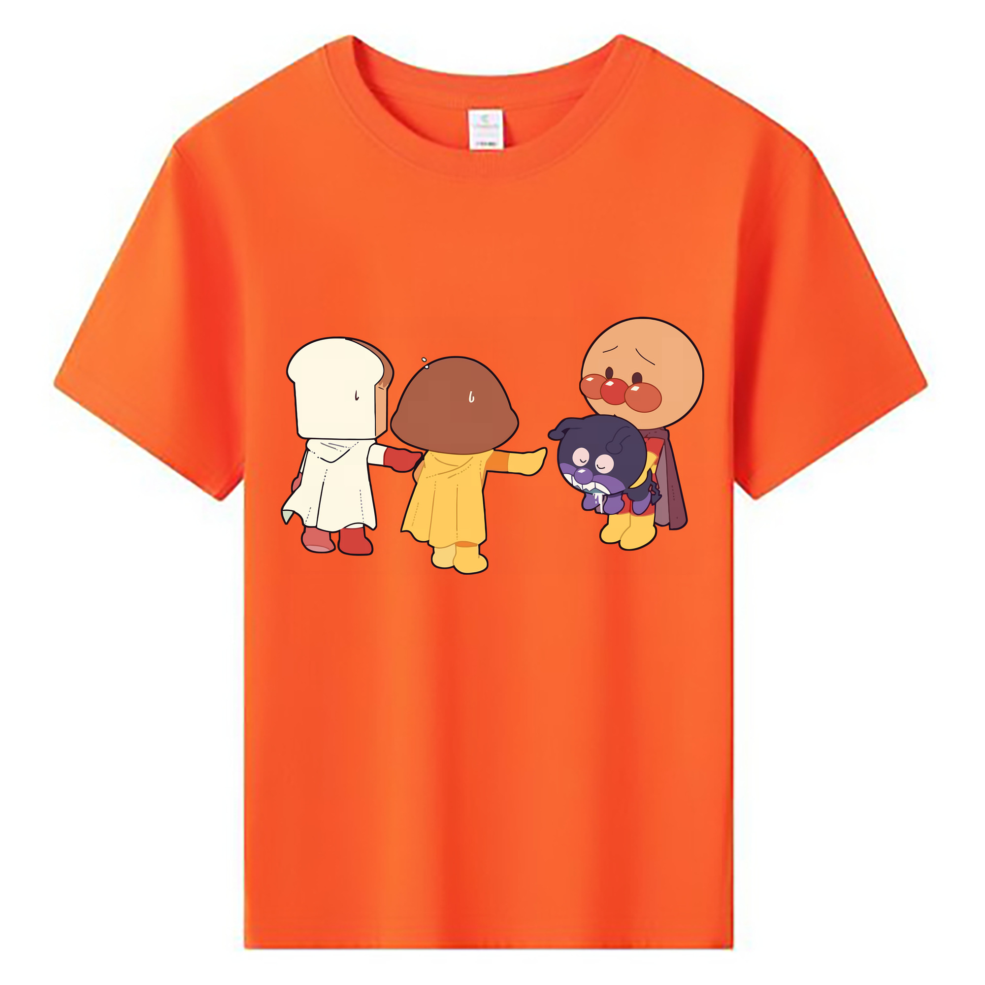 （画像用） アンパンマン Anpanman 綿100％キッズTシャツ（フロントプリント）