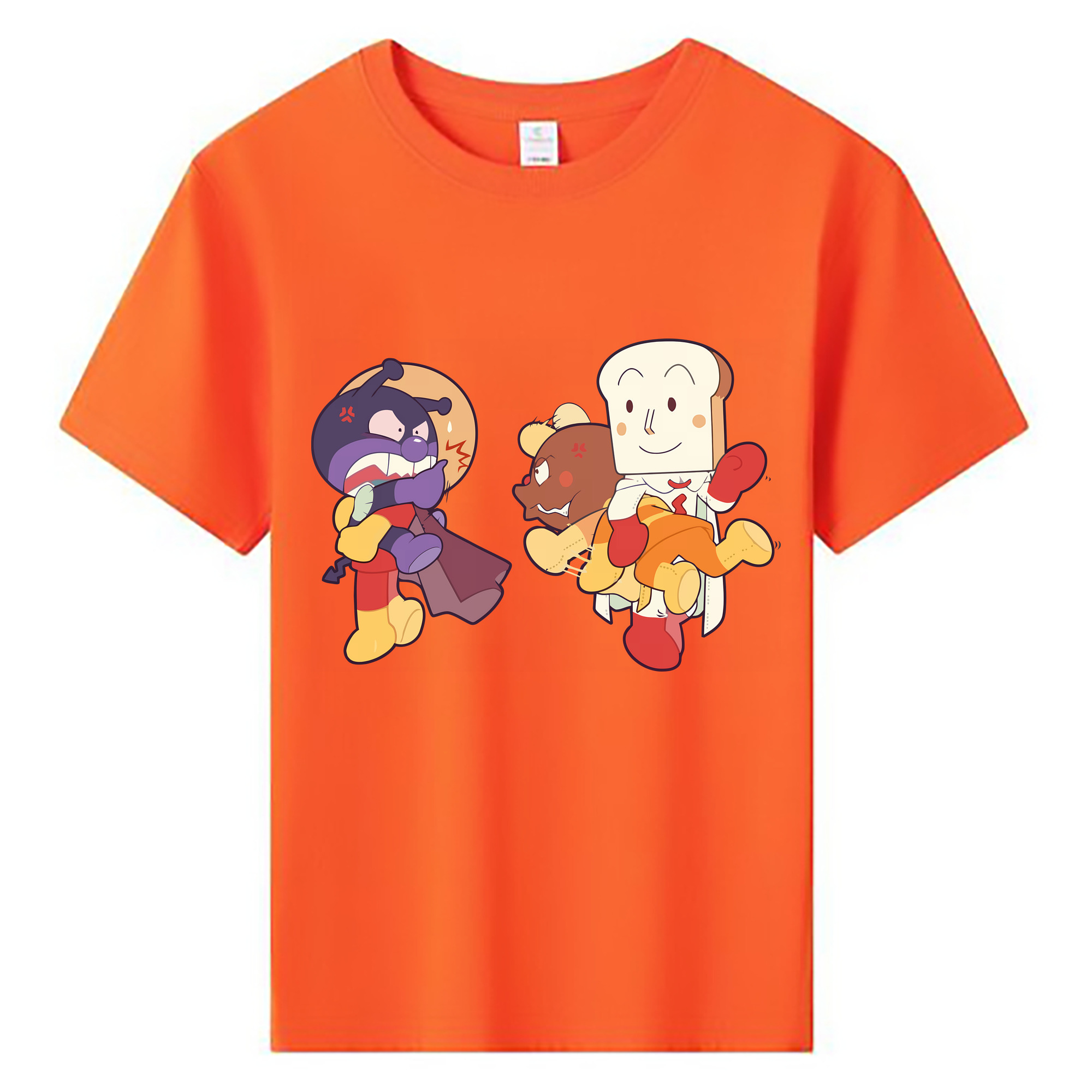 （画像用） アンパンマン Anpanman 綿100％キッズTシャツ（フロントプリント）