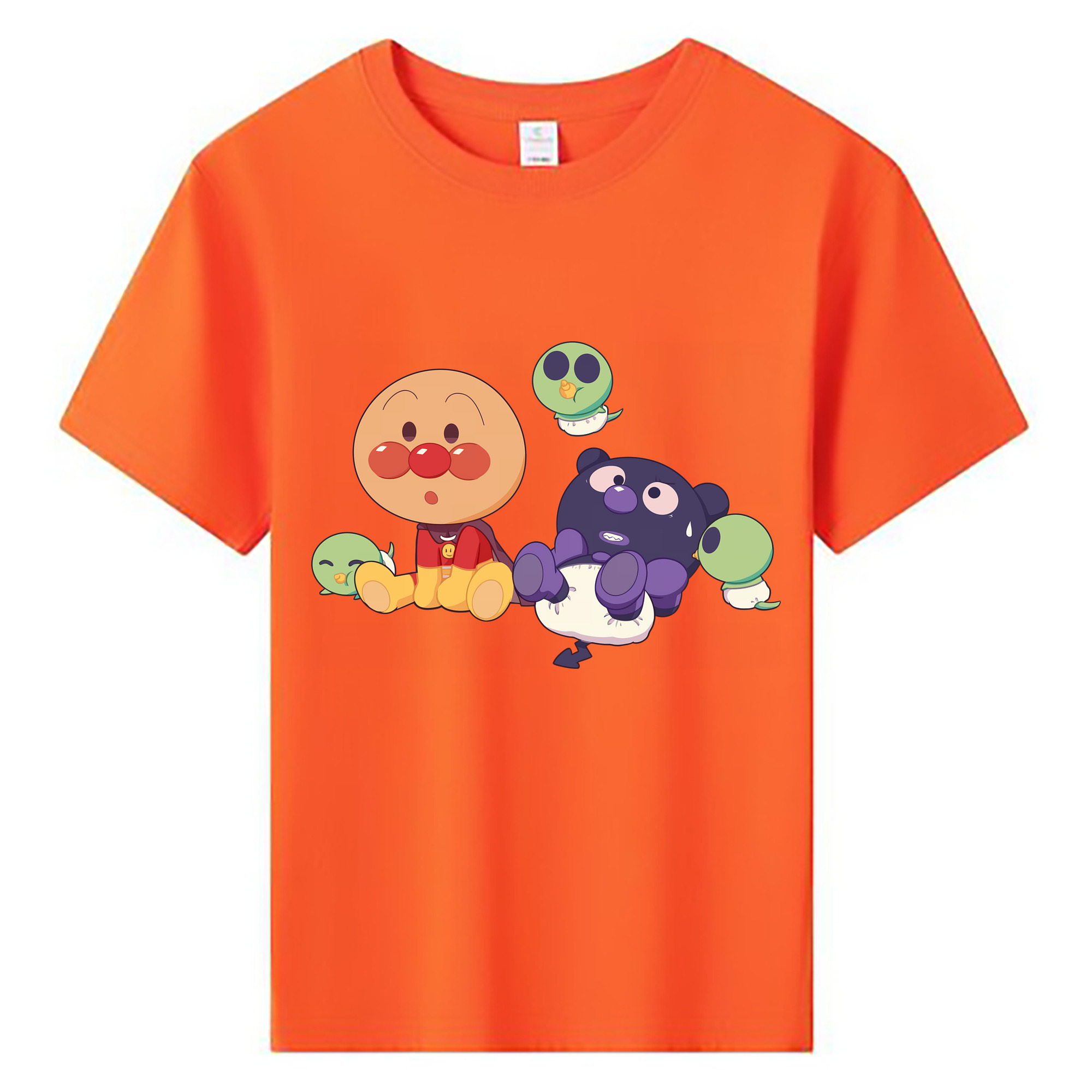 （画像用） アンパンマン Anpanman 綿100％キッズTシャツ（フロントプリント）